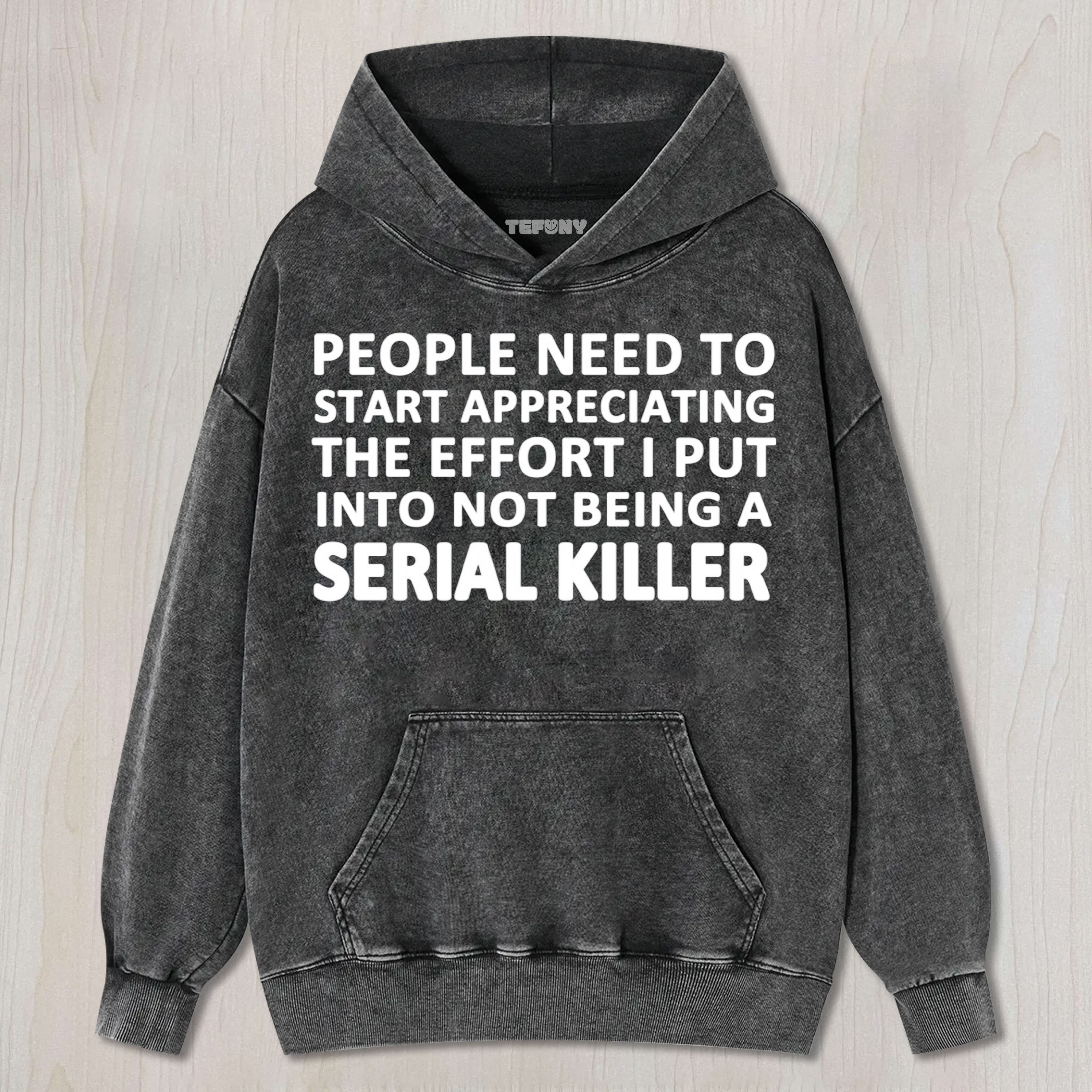 SERIAL KILLER UNISEX TEE, TANK TOP, LAYERED LS, SWEATSHIRT & HOODIE