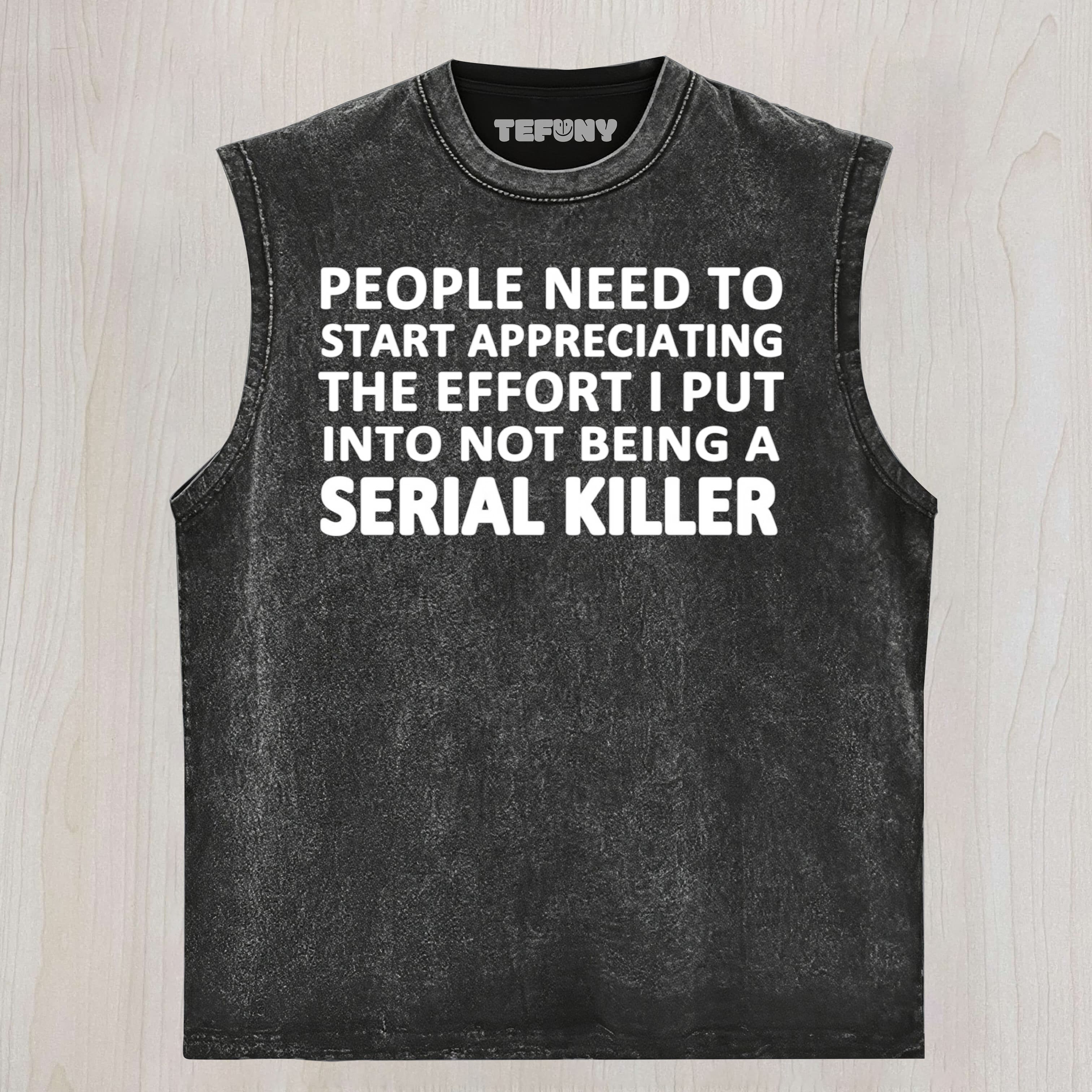 SERIAL KILLER UNISEX TEE, TANK TOP, LAYERED LS, SWEATSHIRT & HOODIE