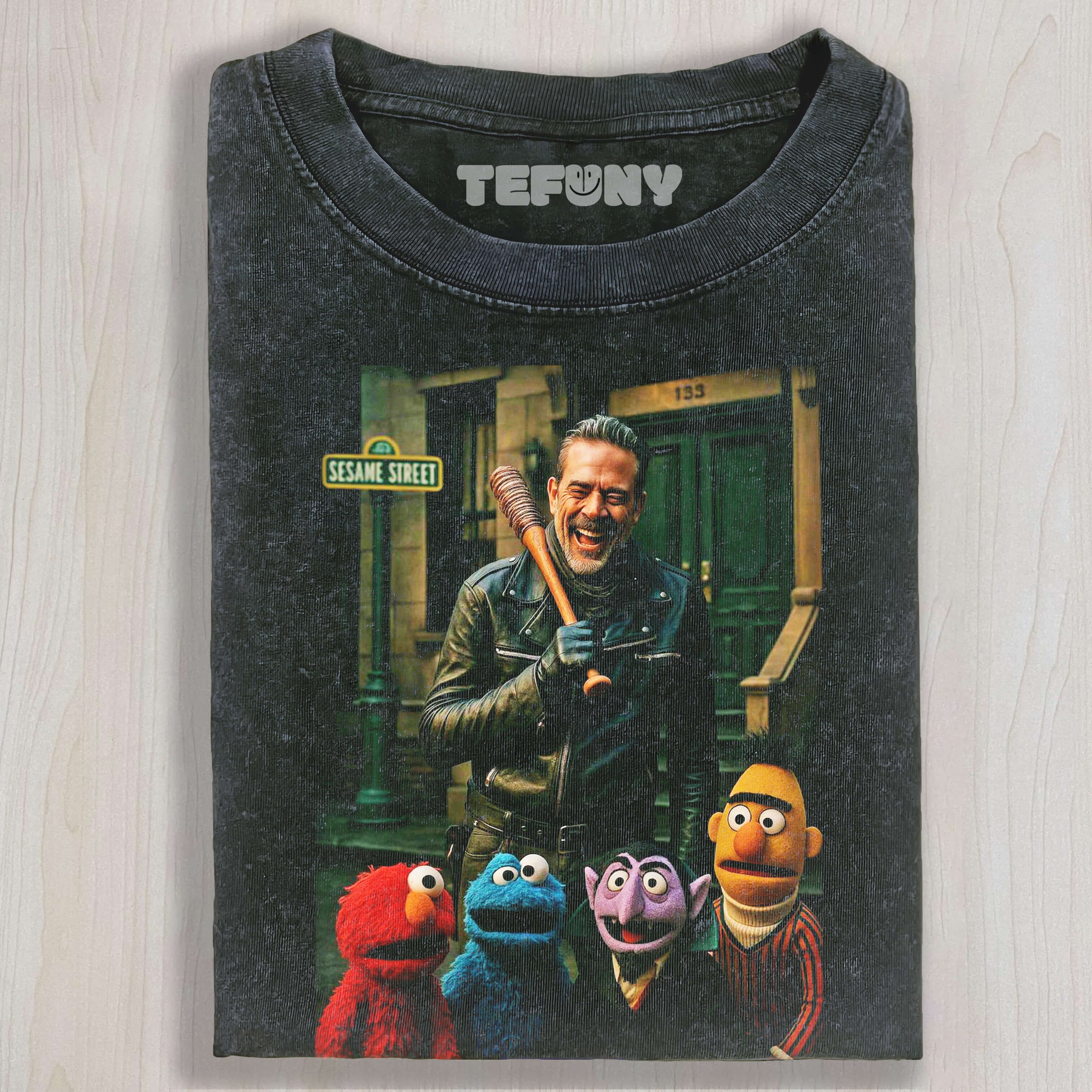 SESAME STREET AND NEGAN T-SHIRT & LONG SLEEVES & HOODIES
