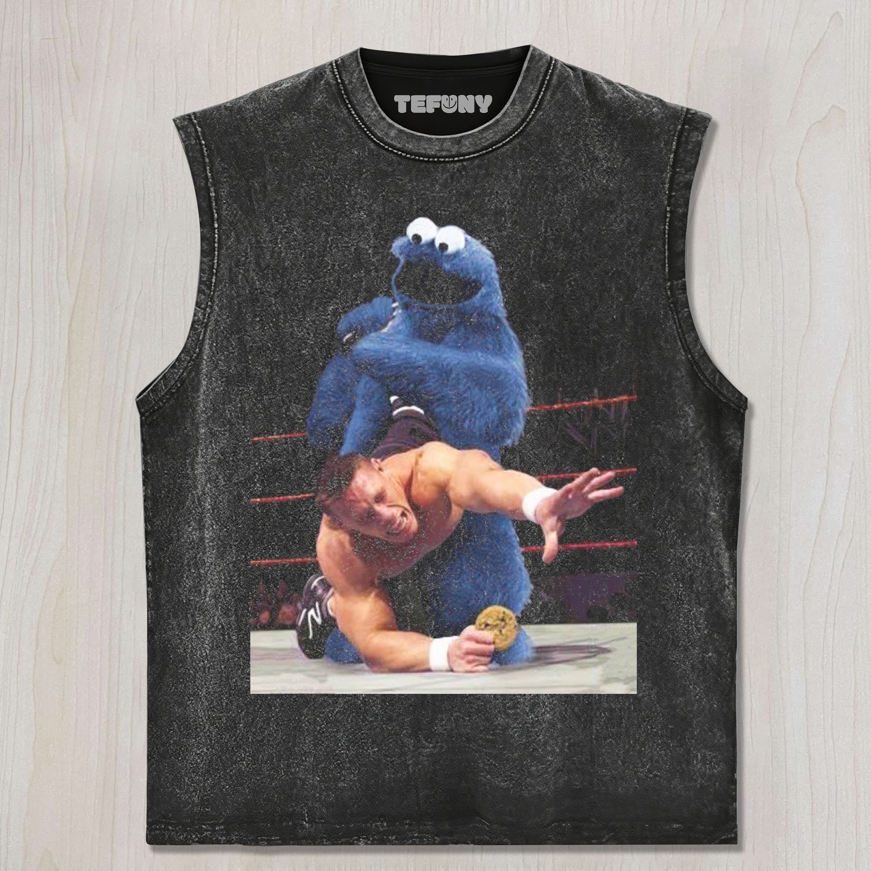 SESAME STREET WWE FUNNY UNISEX TEE, TANK TOP, LAYERED LS, SWEATSHIRT & HOODIE