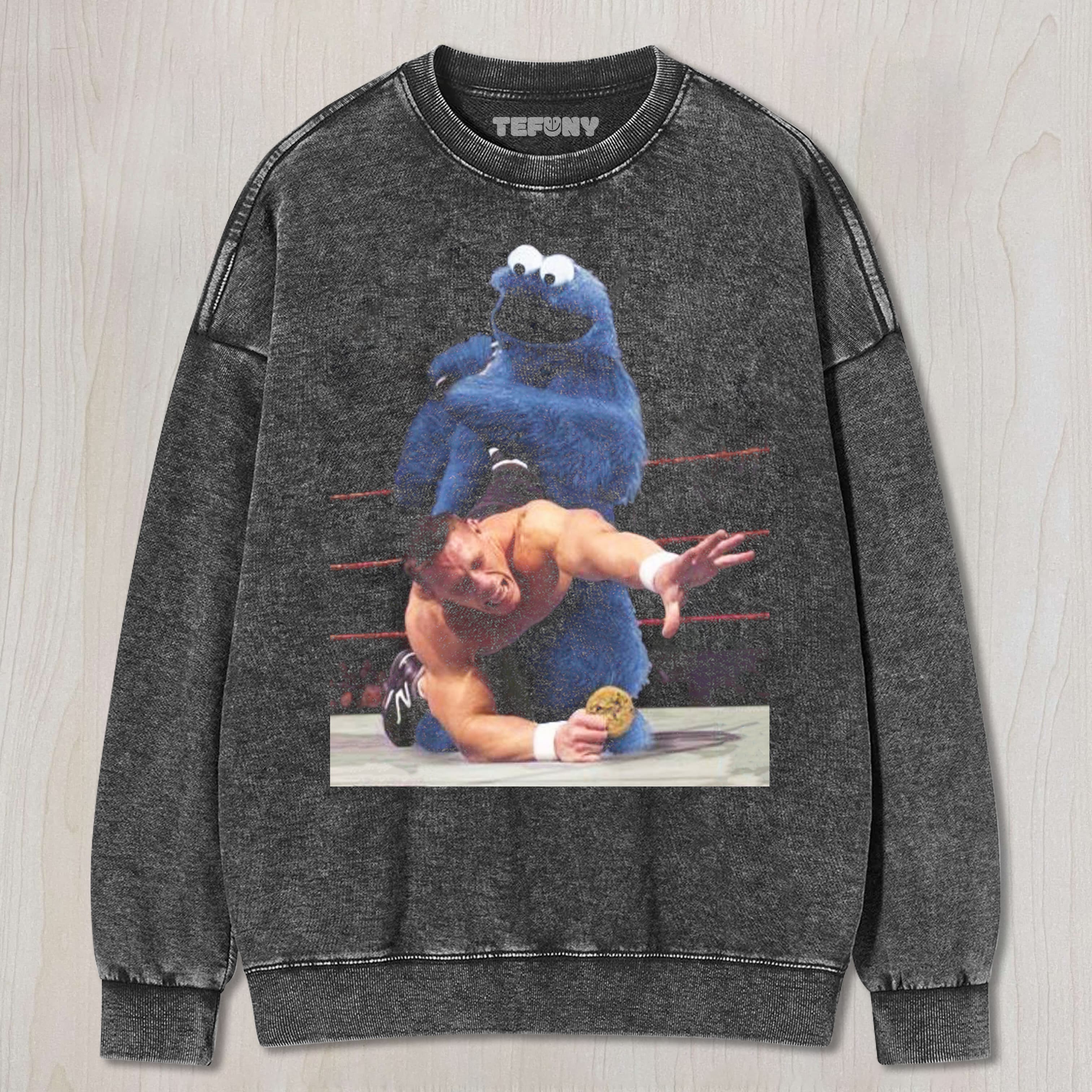 SESAME STREET WWE FUNNY UNISEX TEE, TANK TOP, LAYERED LS, SWEATSHIRT & HOODIE