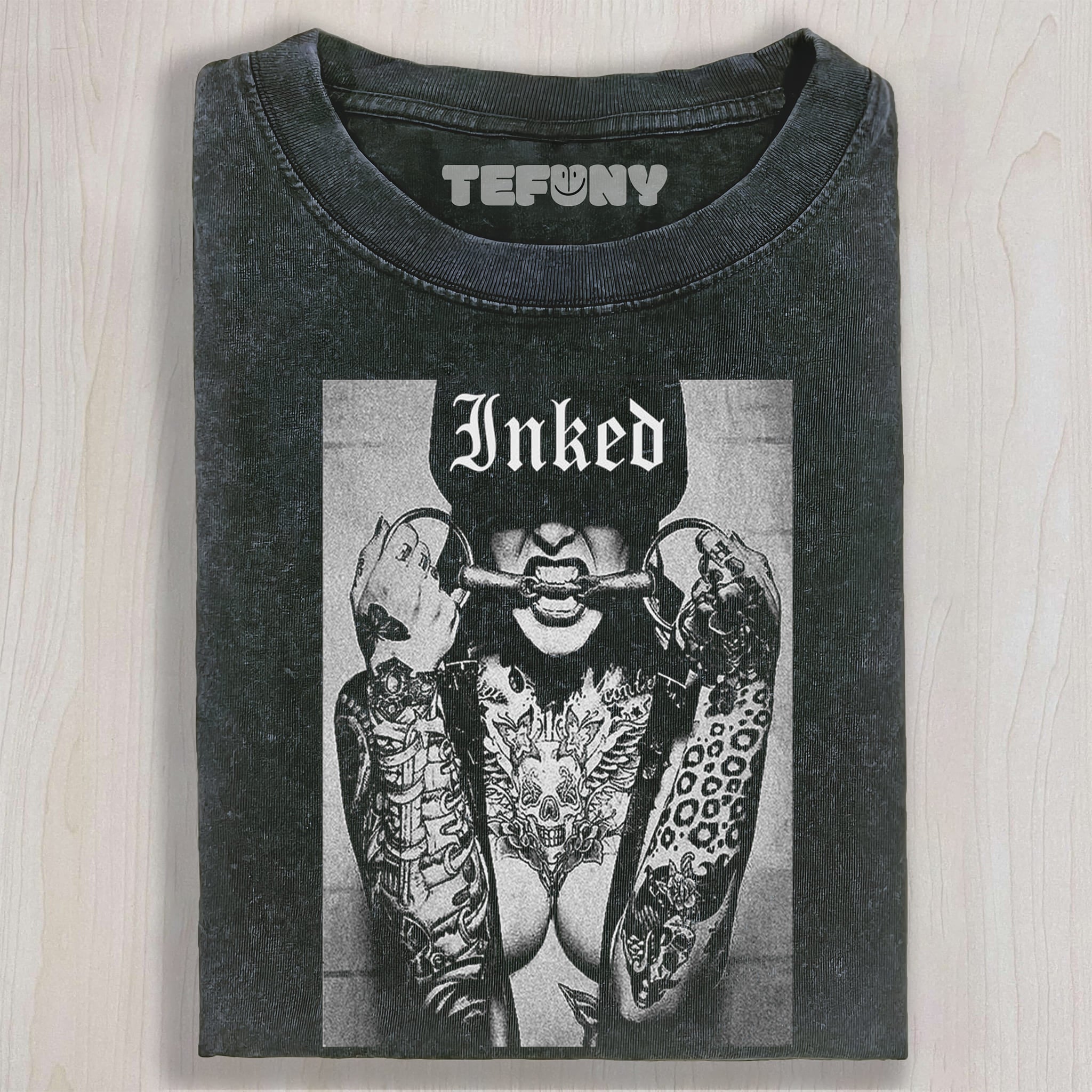 SEXY TATTOO INKED GIRL UNISEX TEE, TANK TOP, LAYERED LS, SWEATSHIRT & HOODIE