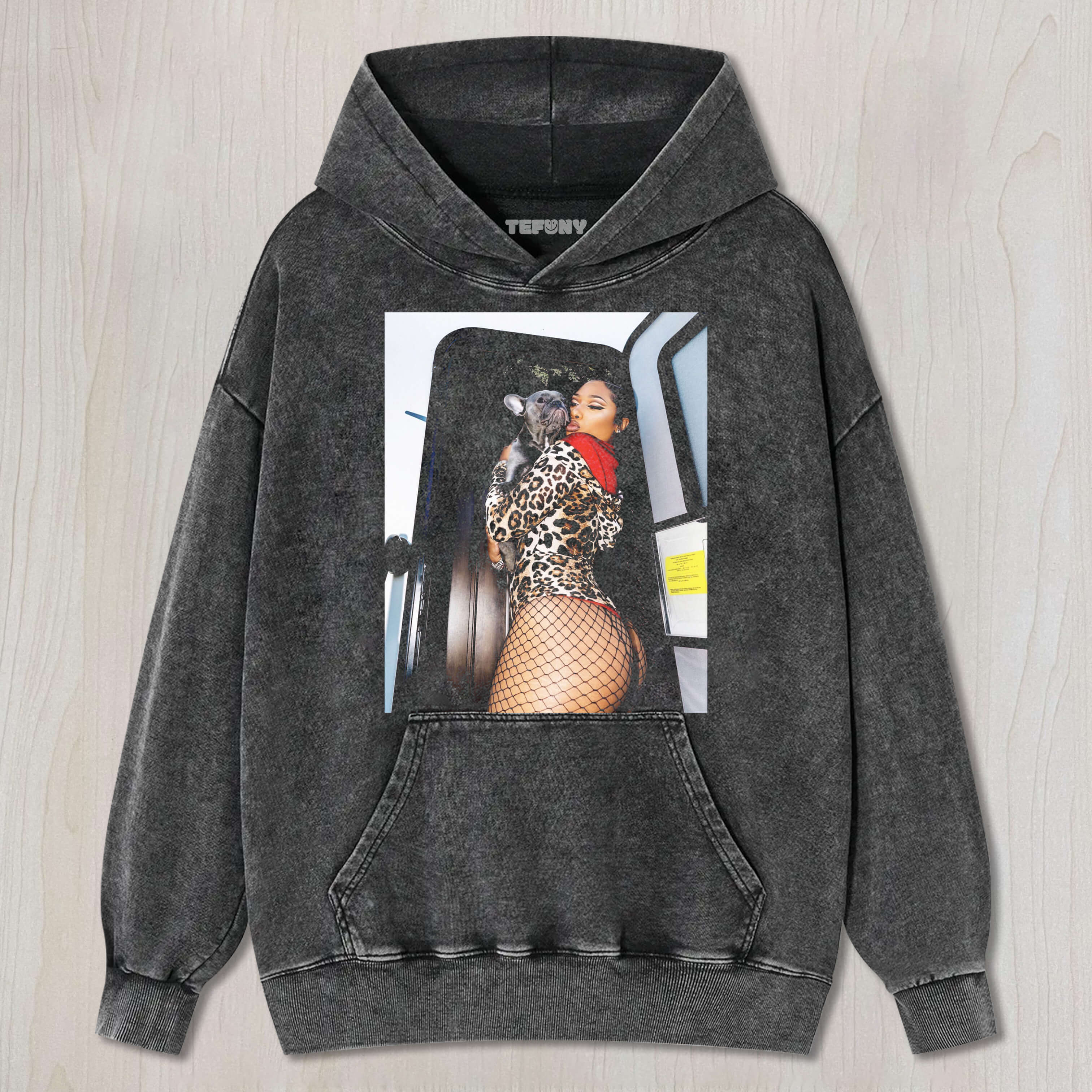 SEXY BEAUTY HOLDING A DOG T-SHIRT