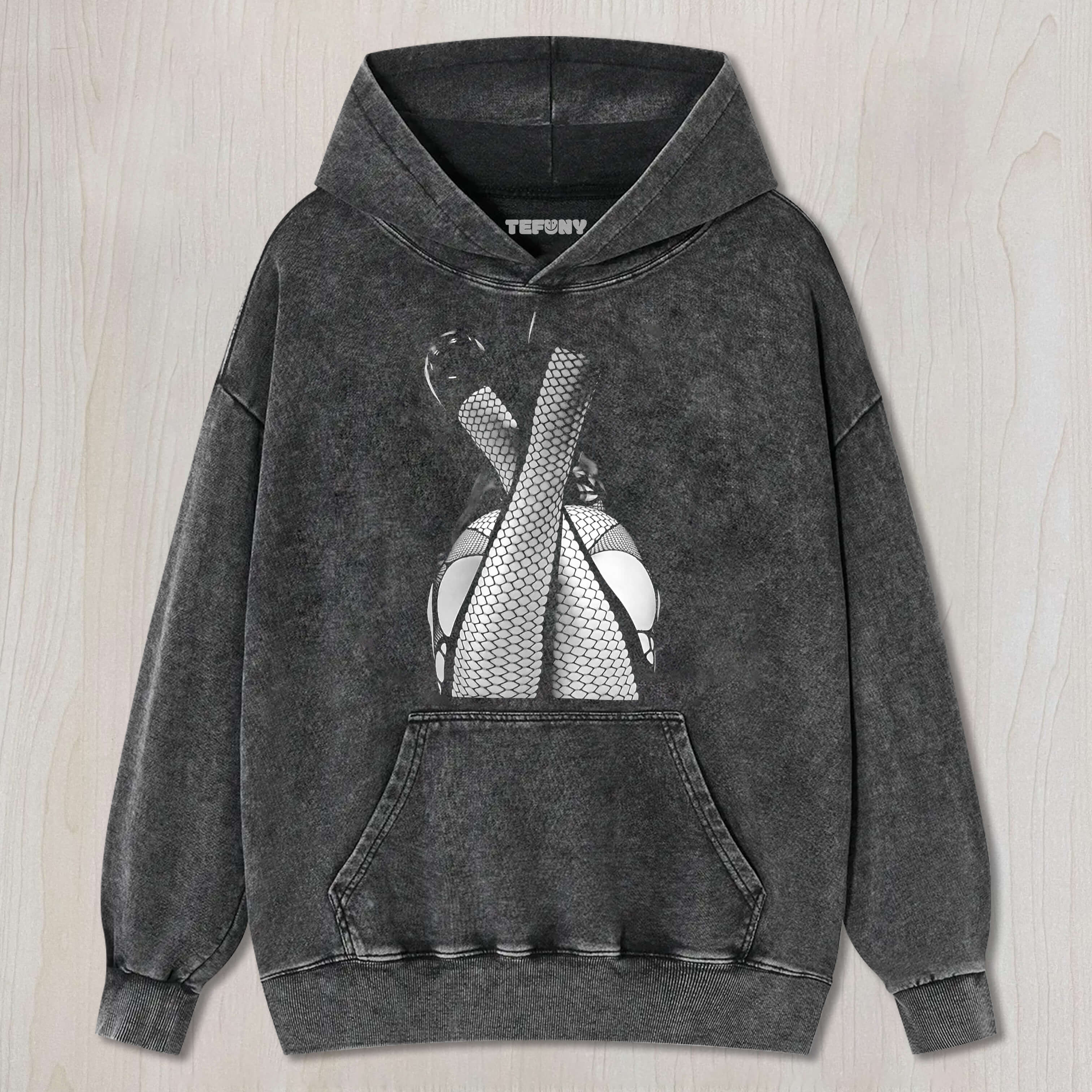 SEXY FISHNET STOCKINGS T-SHIRT