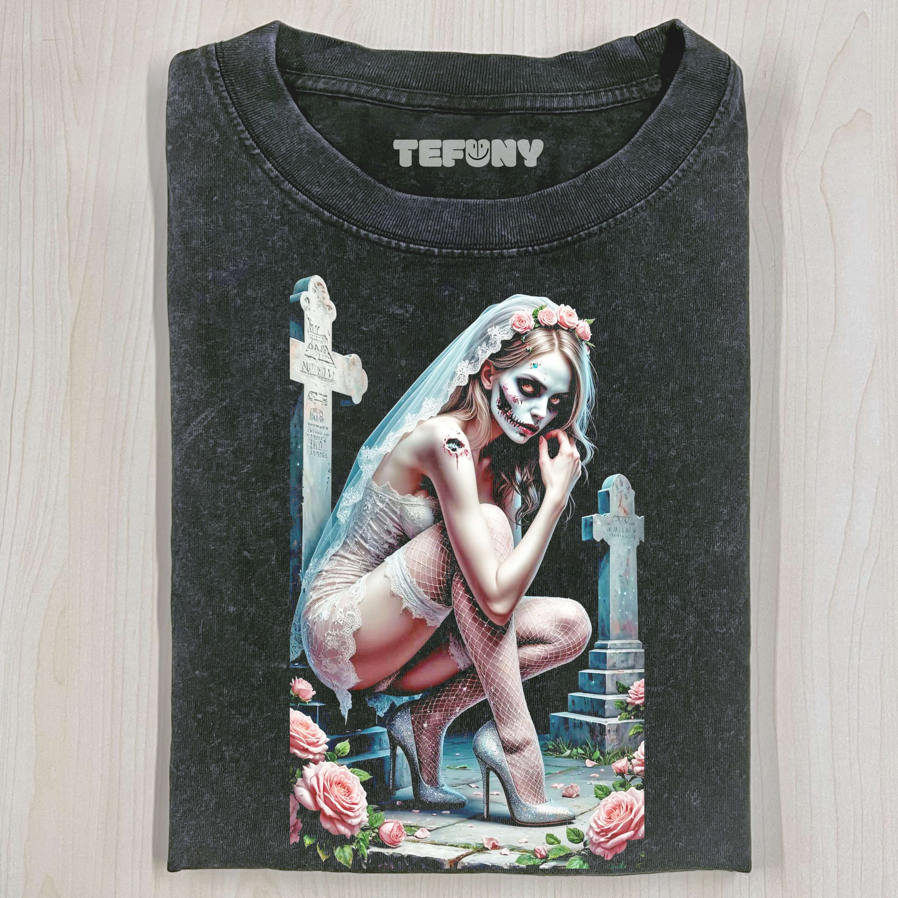 SEXY GHOST FACE GIRL T-SHIRT