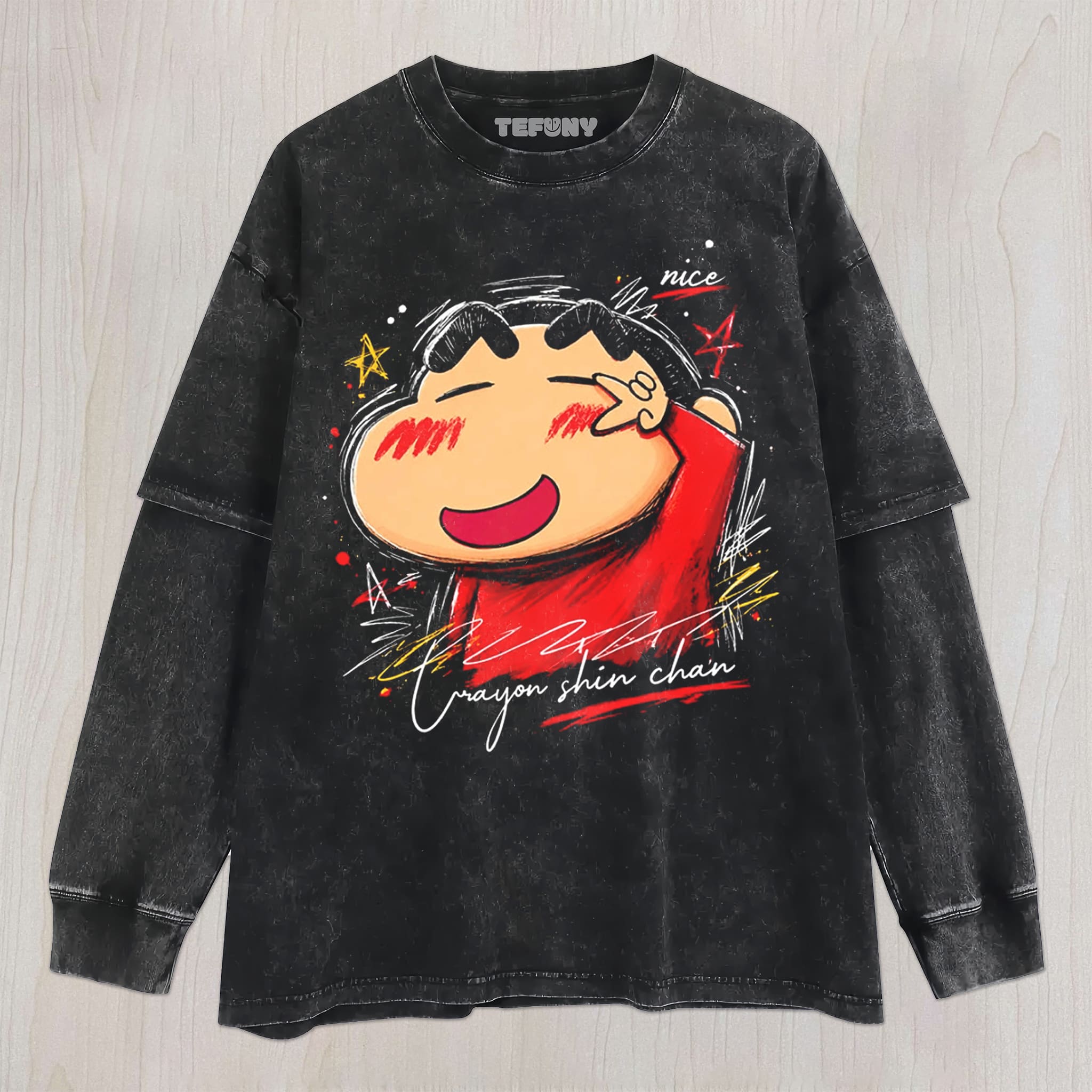 SHIN-CHAN V1 UNISEX TEE, TANK TOP, LAYERED LS, SWEATSHIRT & HOODIE