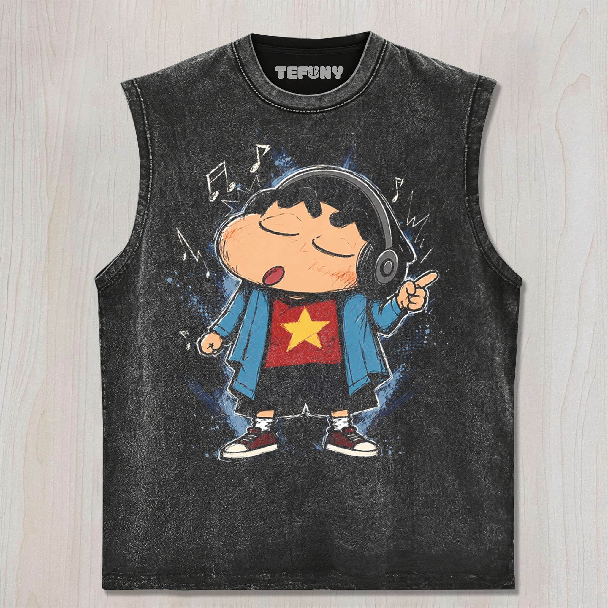 SHIN-CHAN V6 UNISEX TEE, TANK TOP, LAYERED LS, SWEATSHIRT & HOODIE