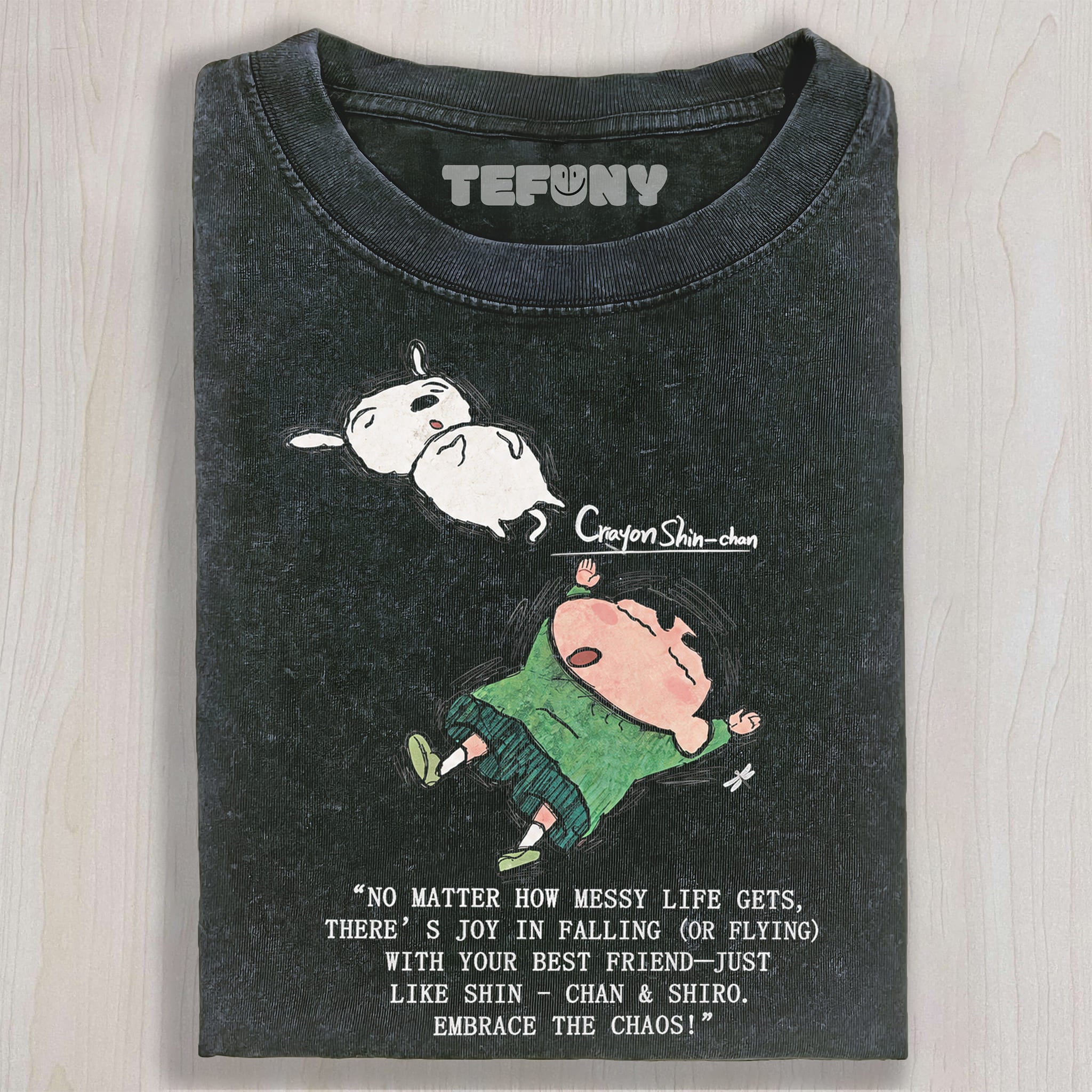 SHIN-CHAN V8 UNISEX TEE, TANK TOP, LAYERED LS, SWEATSHIRT & HOODIE