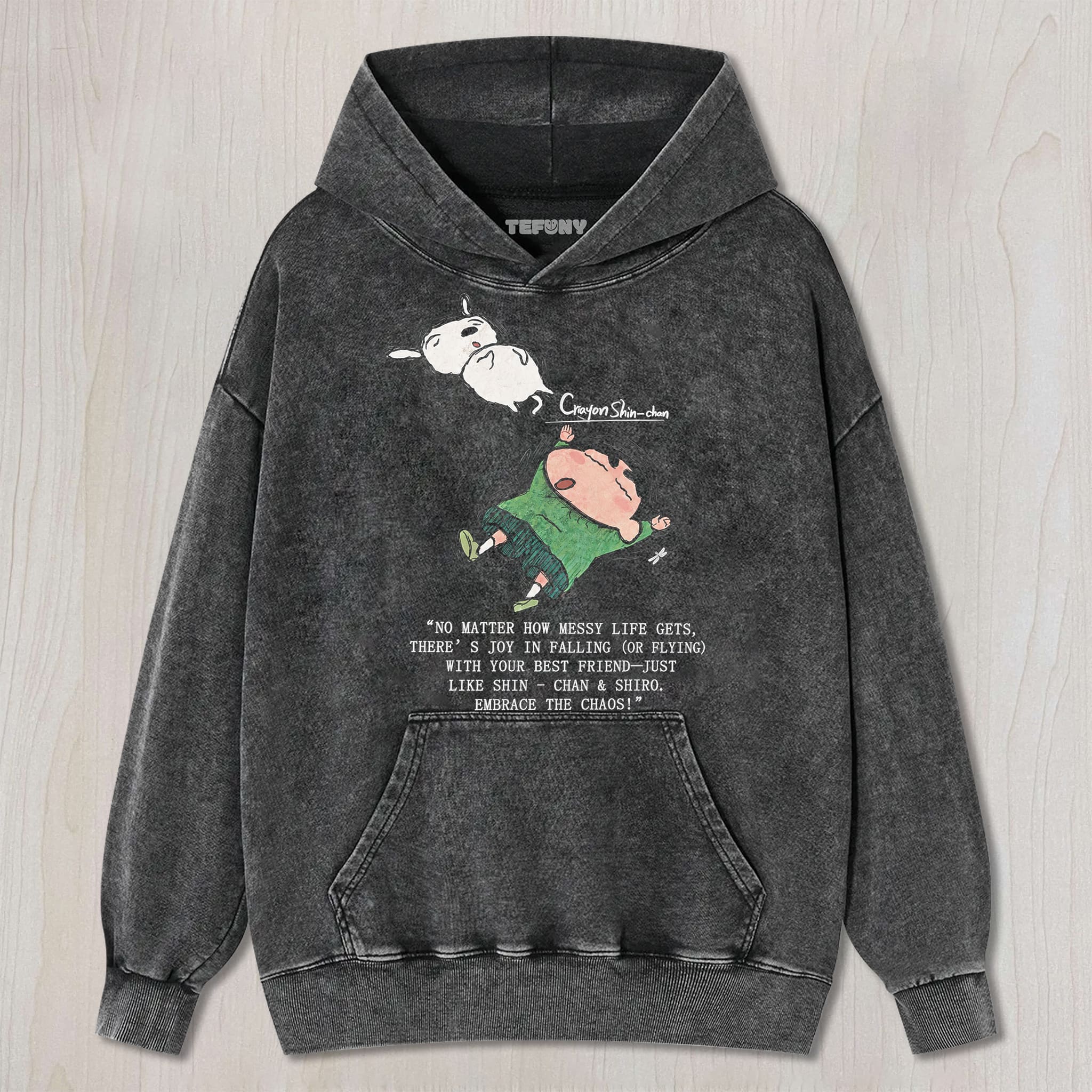 SHIN-CHAN V8 UNISEX TEE, TANK TOP, LAYERED LS, SWEATSHIRT & HOODIE