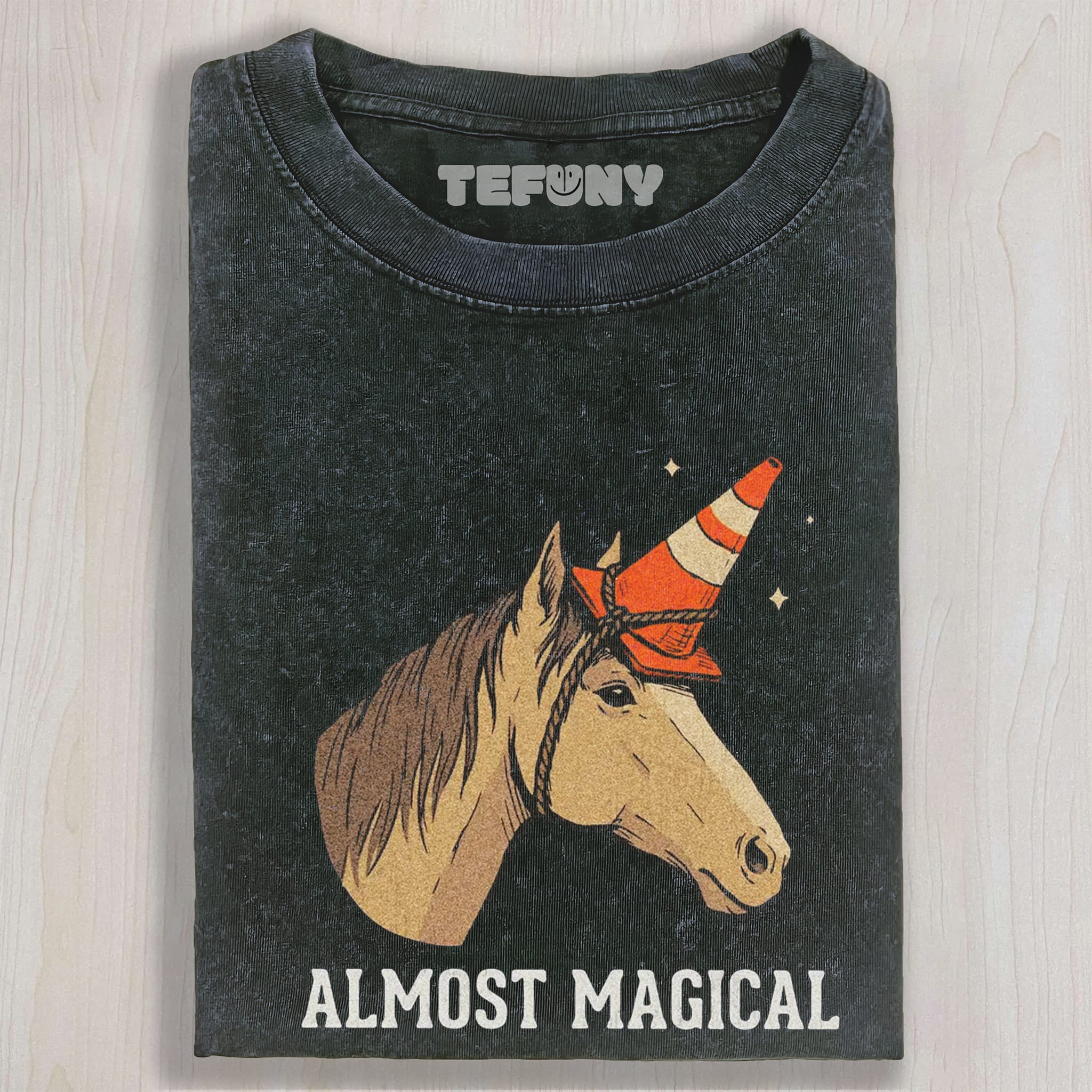SILLY HORSE TRYING TO BE MAGICAL UNISEX TEE, TANK TOP, LAYERED LS, SWEATSHIRT & HOODIE