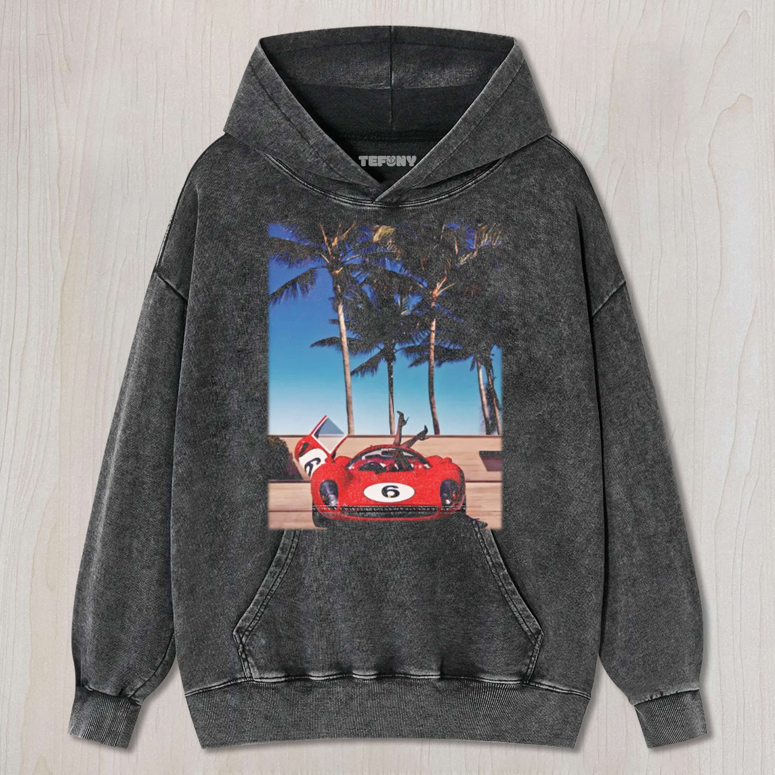 SIX COCONUT TREES CAR T-SHIRT