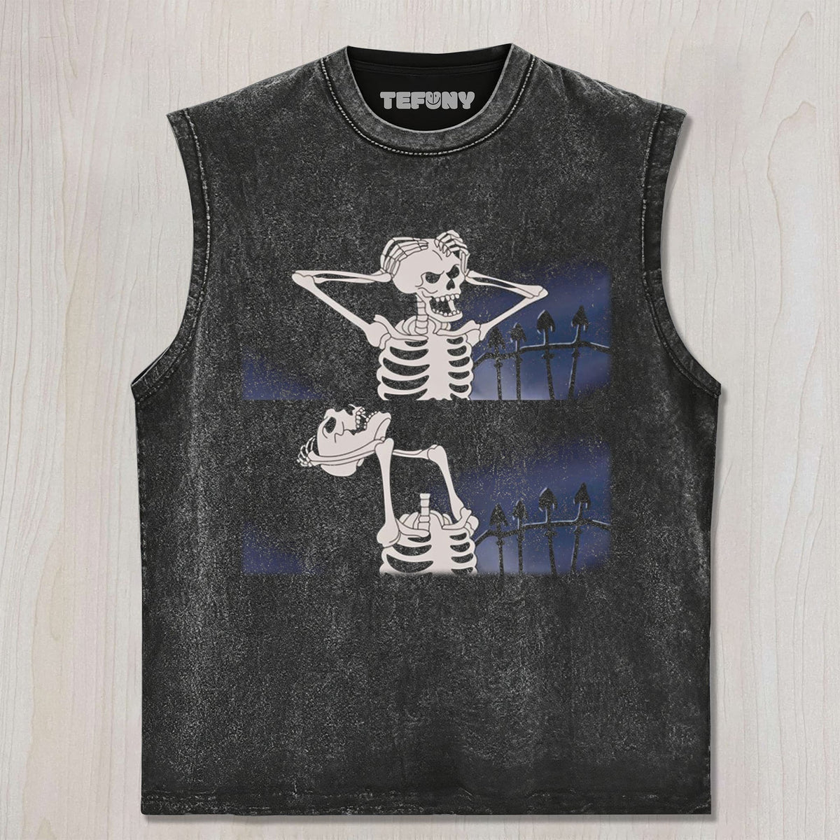 SKELETON PULLED OFF ITS HEAD UNISEX TEE, TANK TOP, LAYERED LS, SWEATSHIRT & HOODIE
