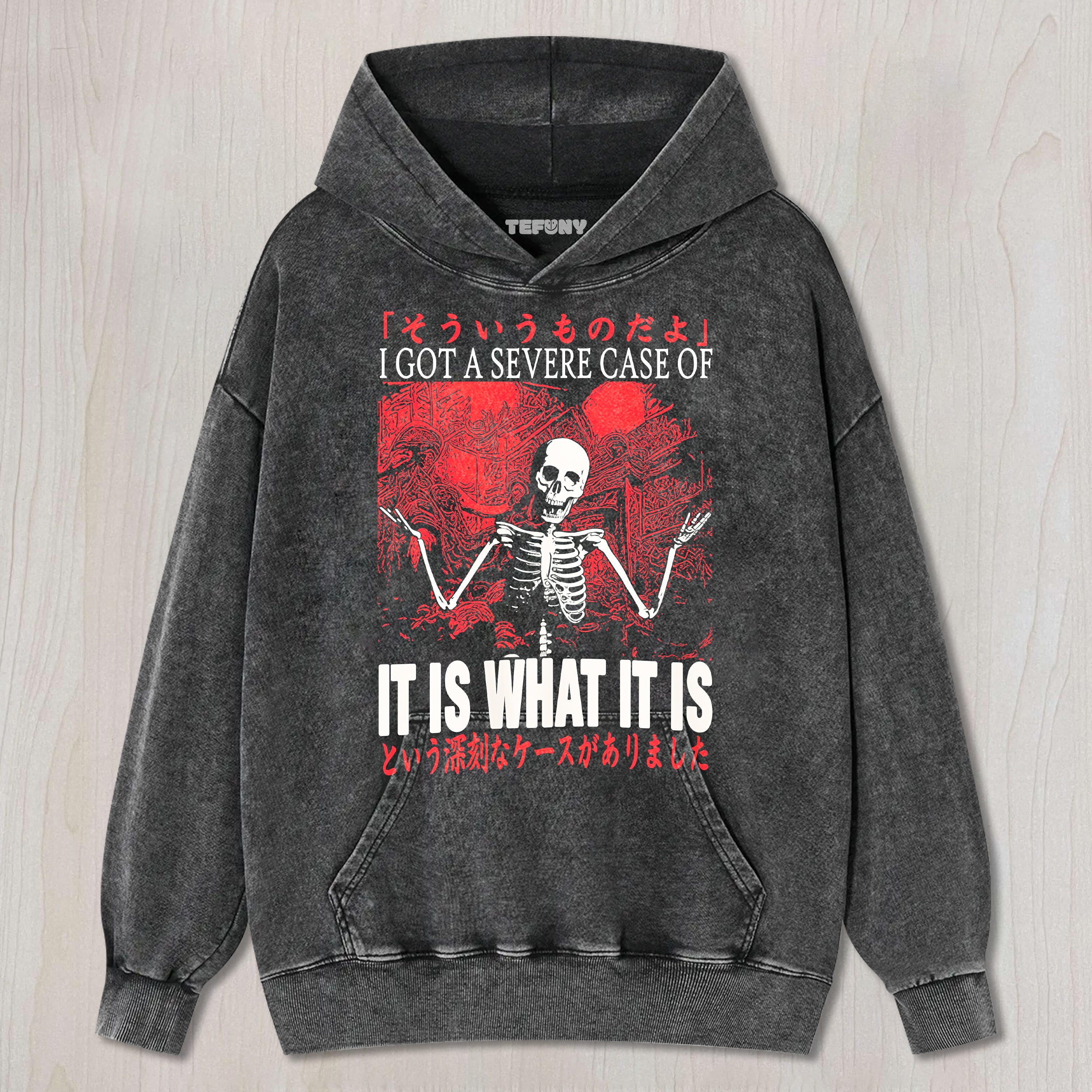 SKELETON GETS SICK T-SHIRT