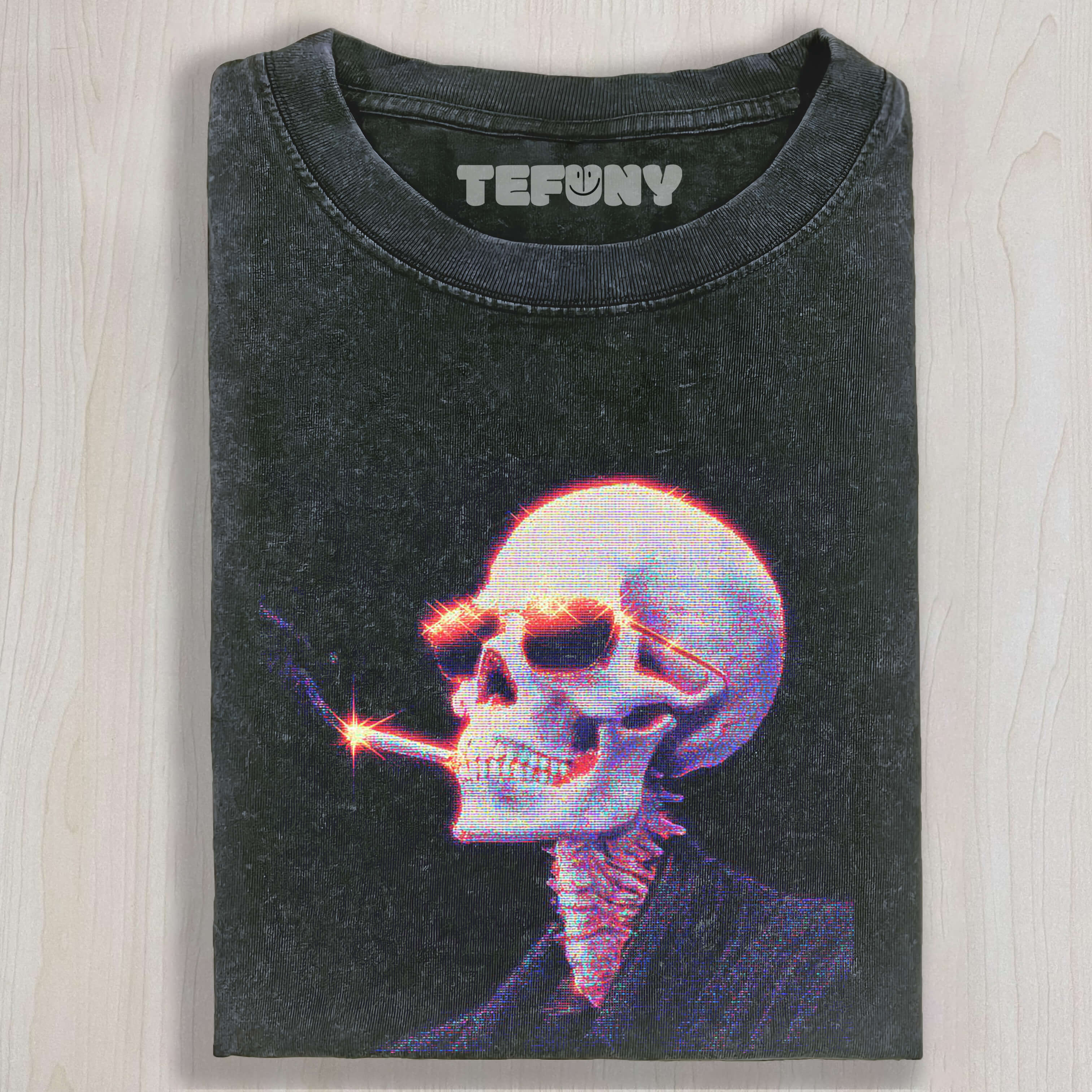 SKELETON SMOKING TEE & SWEAT & HOOD