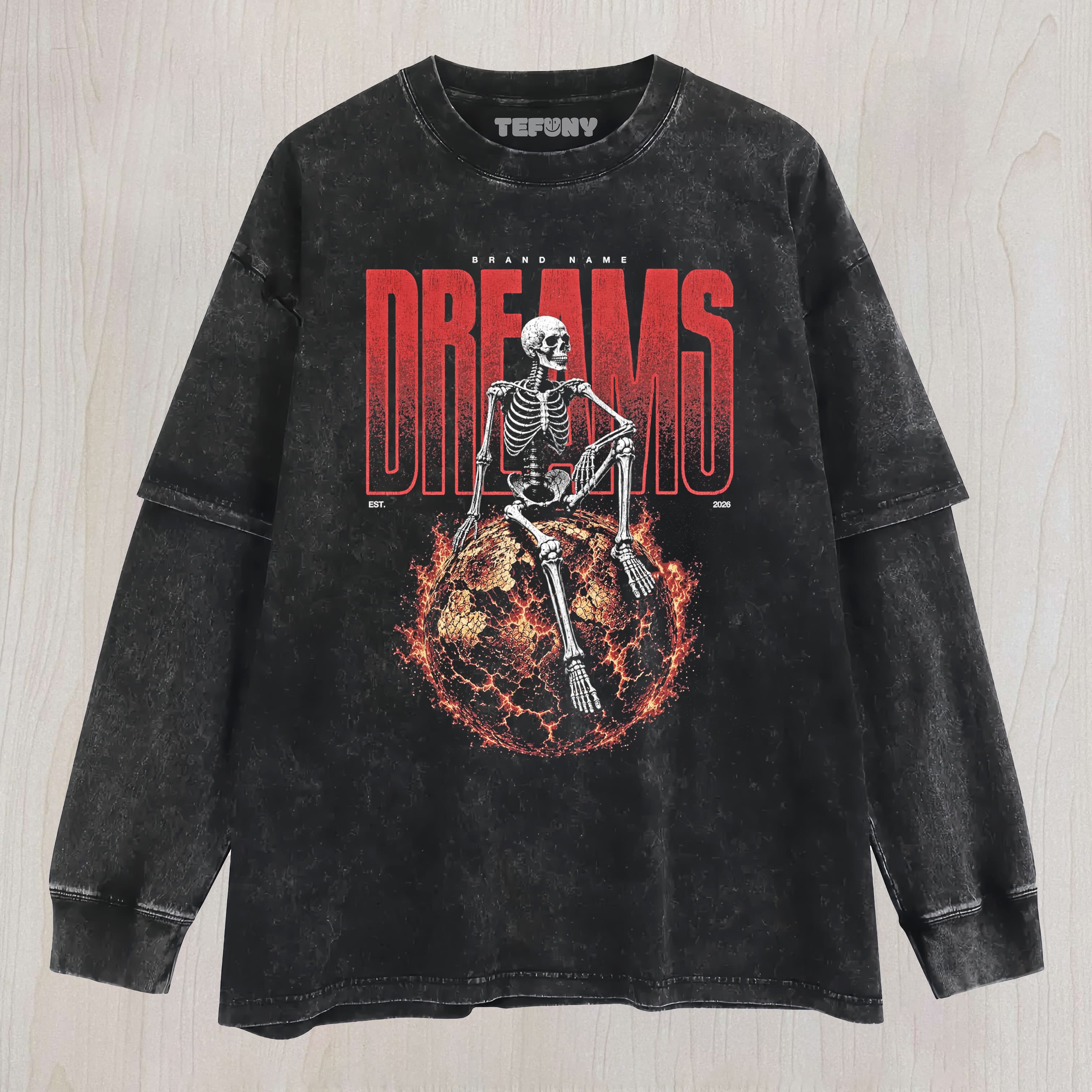 SKULL HEAD V2 UNISEX TEE, TANK TOP, LAYERED LS, SWEATSHIRT & HOODIE