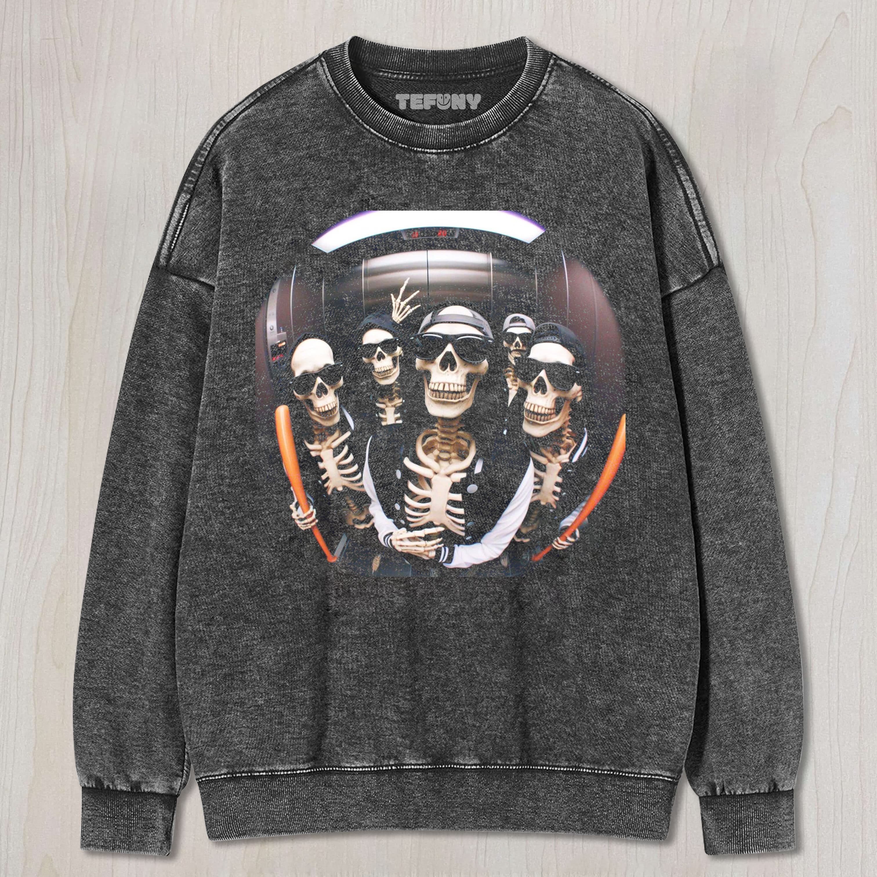 SKULL TEAM TEE & SWEAT & HOOD