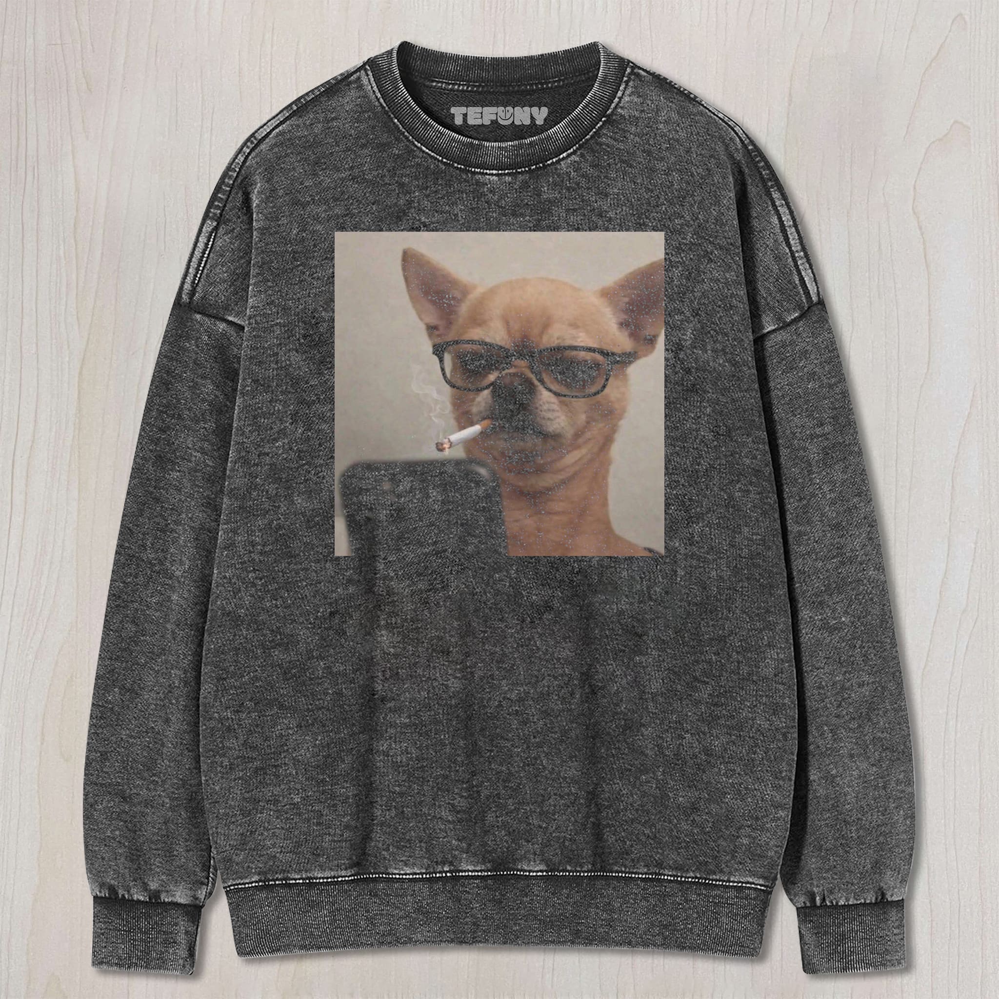 SMOKING DOG V2 UNISEX TEE, TANK TOP, LAYERED LS, SWEATSHIRT & HOODIE