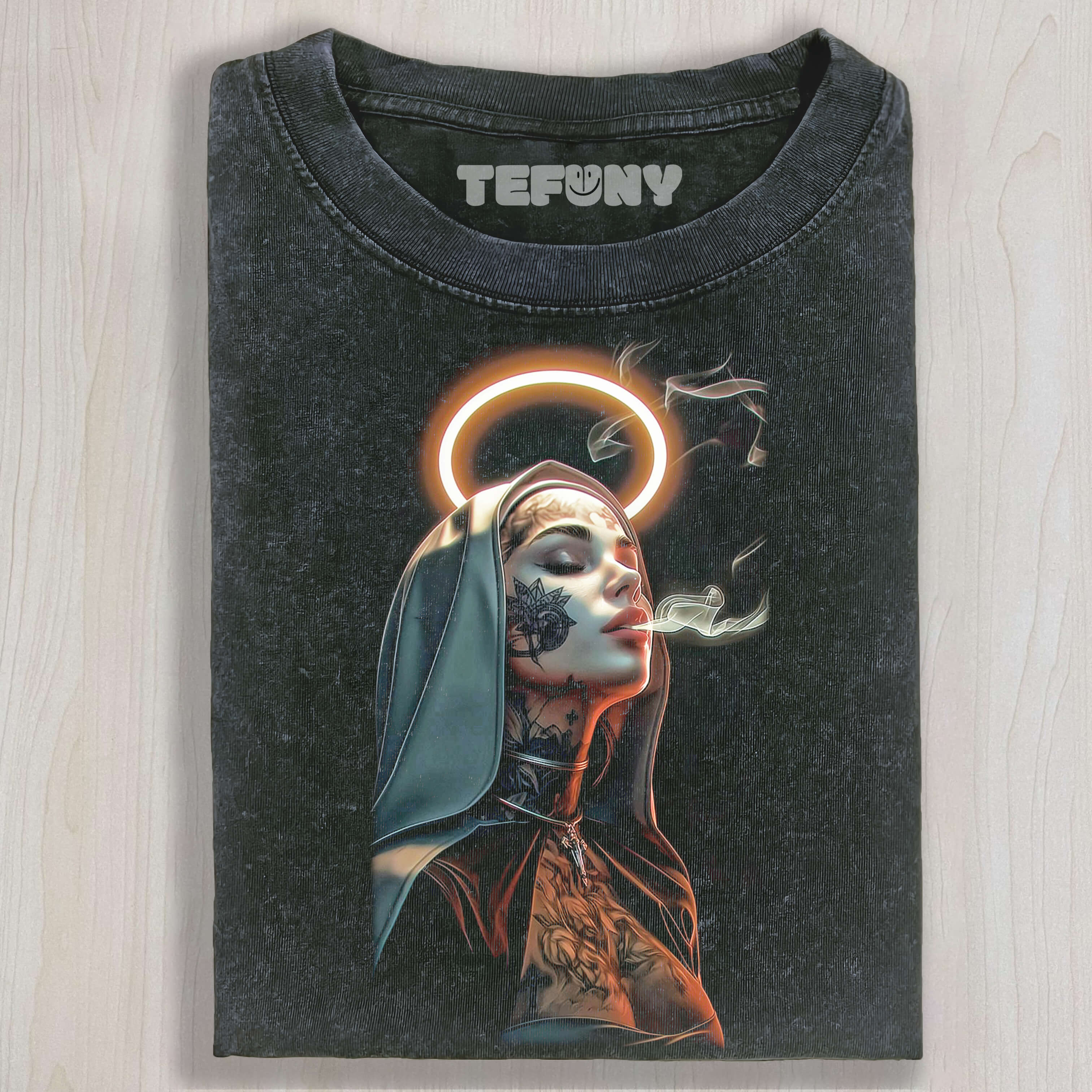 SMOKING COOL NUN TEE & SWEAT & HOOD