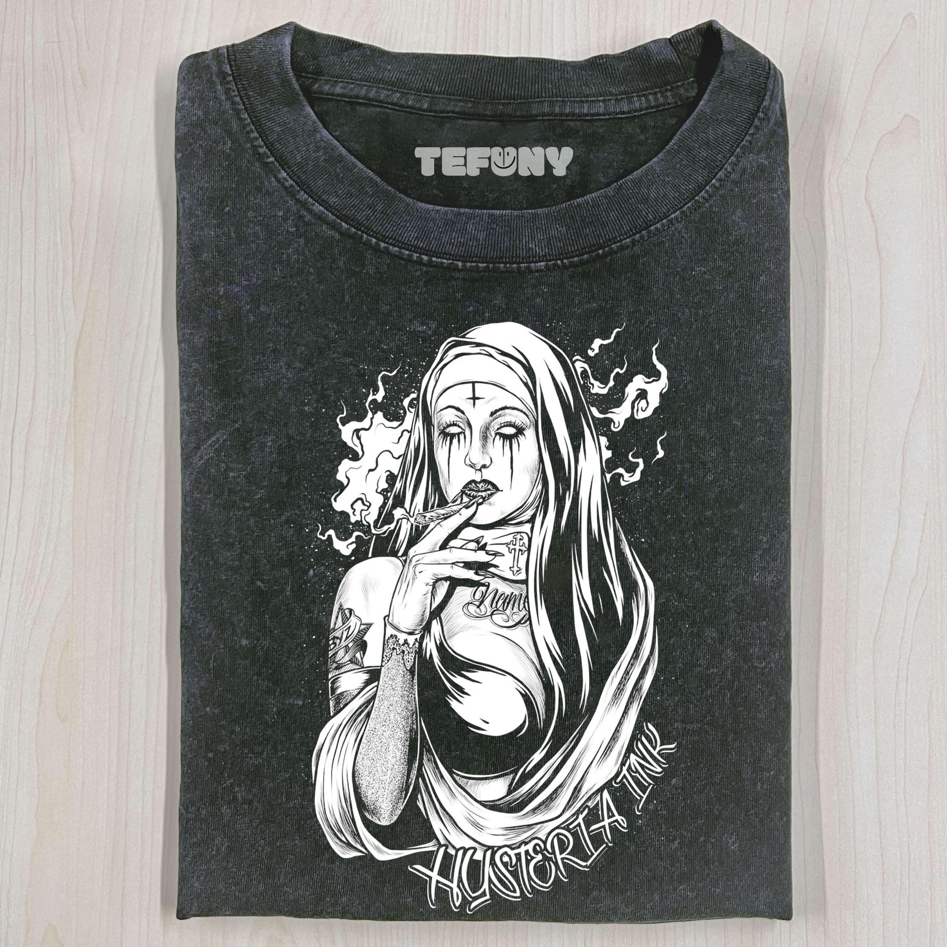 SMOKING NUN T-SHIRT