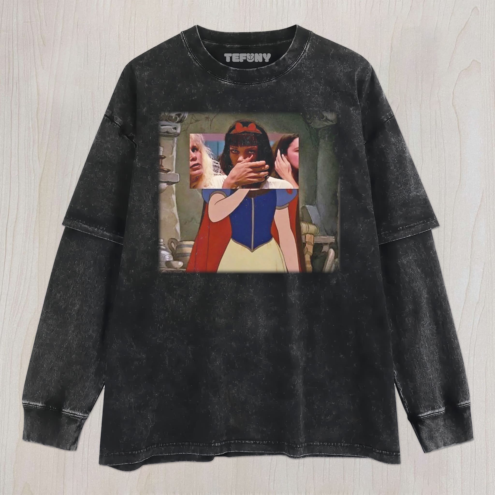 SNOW WHITE AND MIA UNISEX TEE, TANK TOP, LAYERED LS, SWEATSHIRT & HOODIE