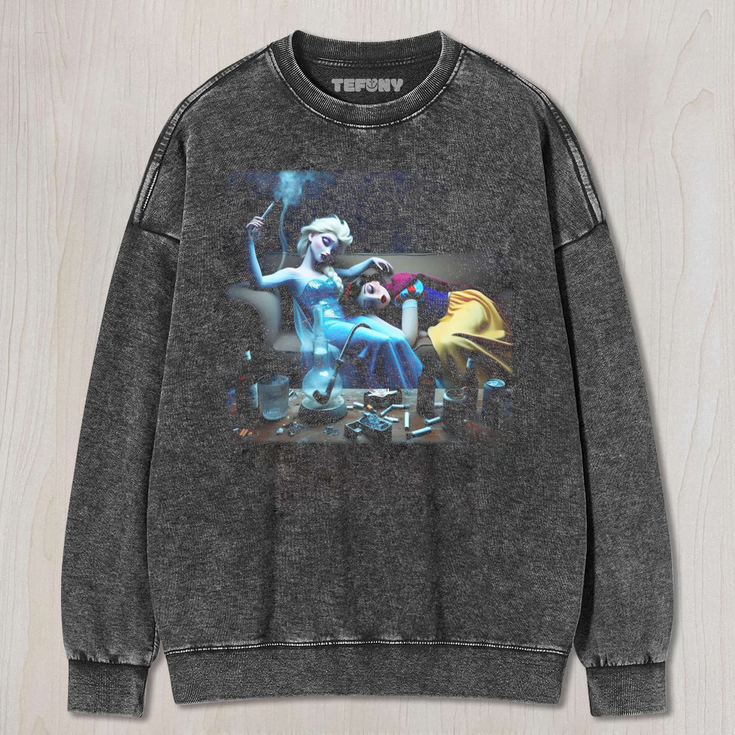 SNOW WHITE AND ELSA TEE & SWEAT & HOOD