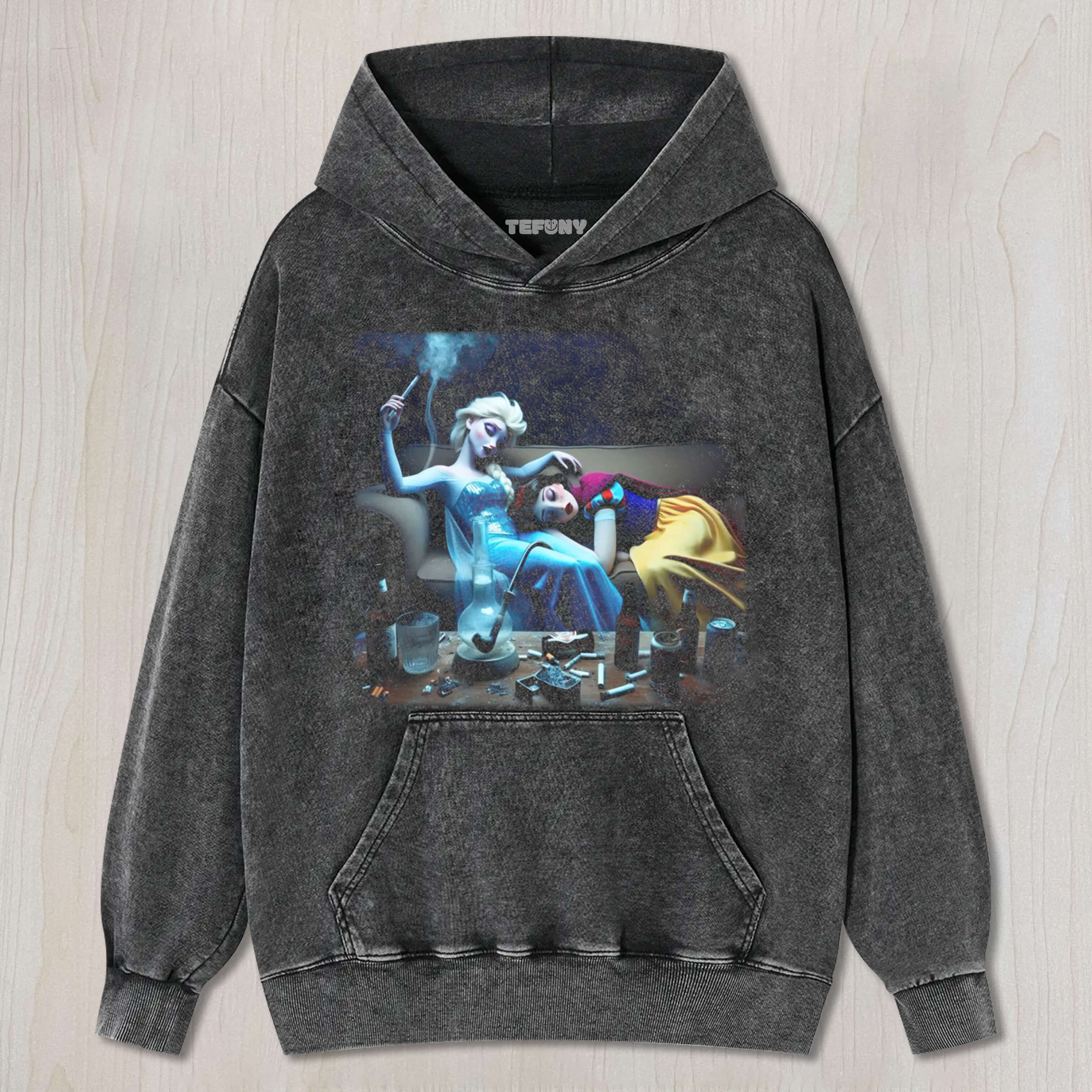 SNOW WHITE AND ELSA TEE & SWEAT & HOOD