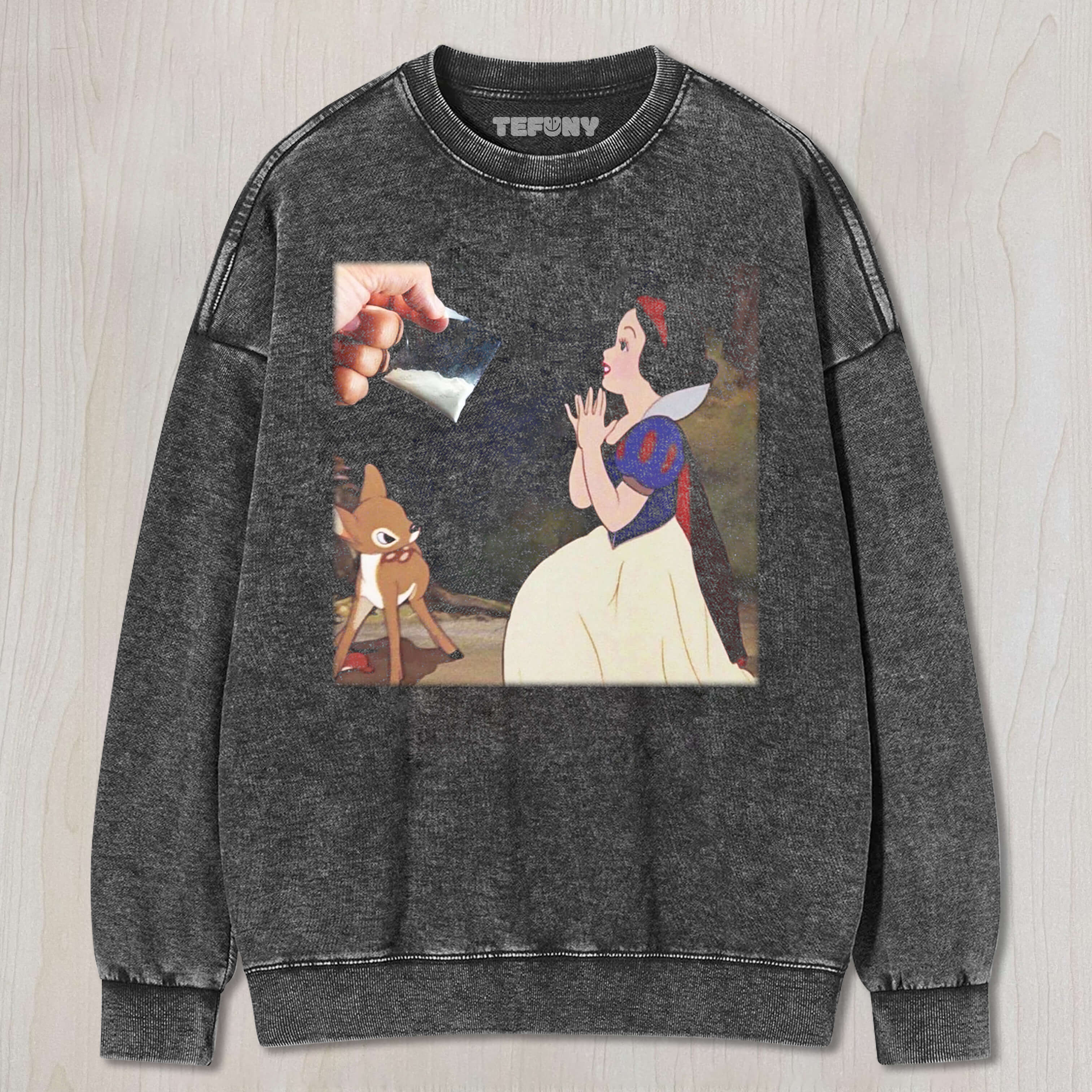 SNOW WHITE SAW THE POWDER TEE & SWEAT & HOOD