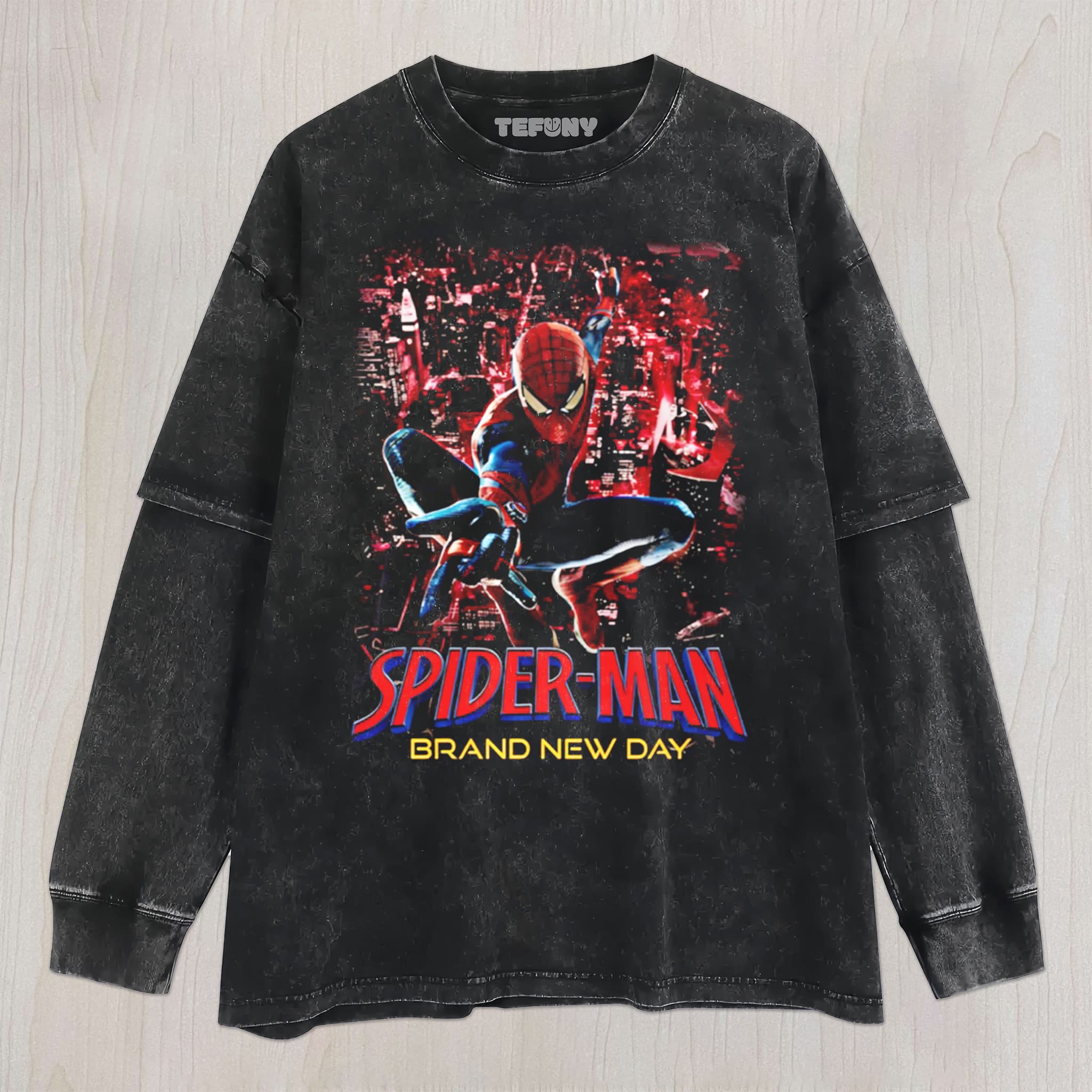 SPIDER-MAN BRAND NEW DAY V12 UNISEX TEE, TANK TOP, LAYERED LS, SWEATSHIRT & HOODIE