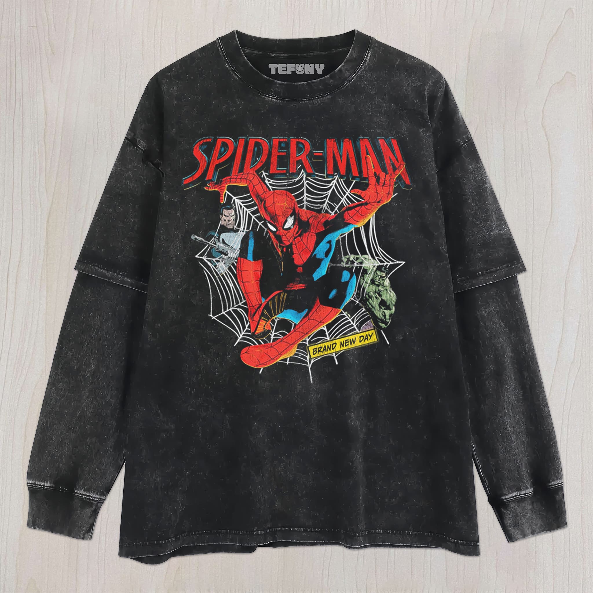 SPIDER-MAN BRAND NEW DAY V9 UNISEX TEE, TANK TOP, LAYERED LS, SWEATSHIRT & HOODIE