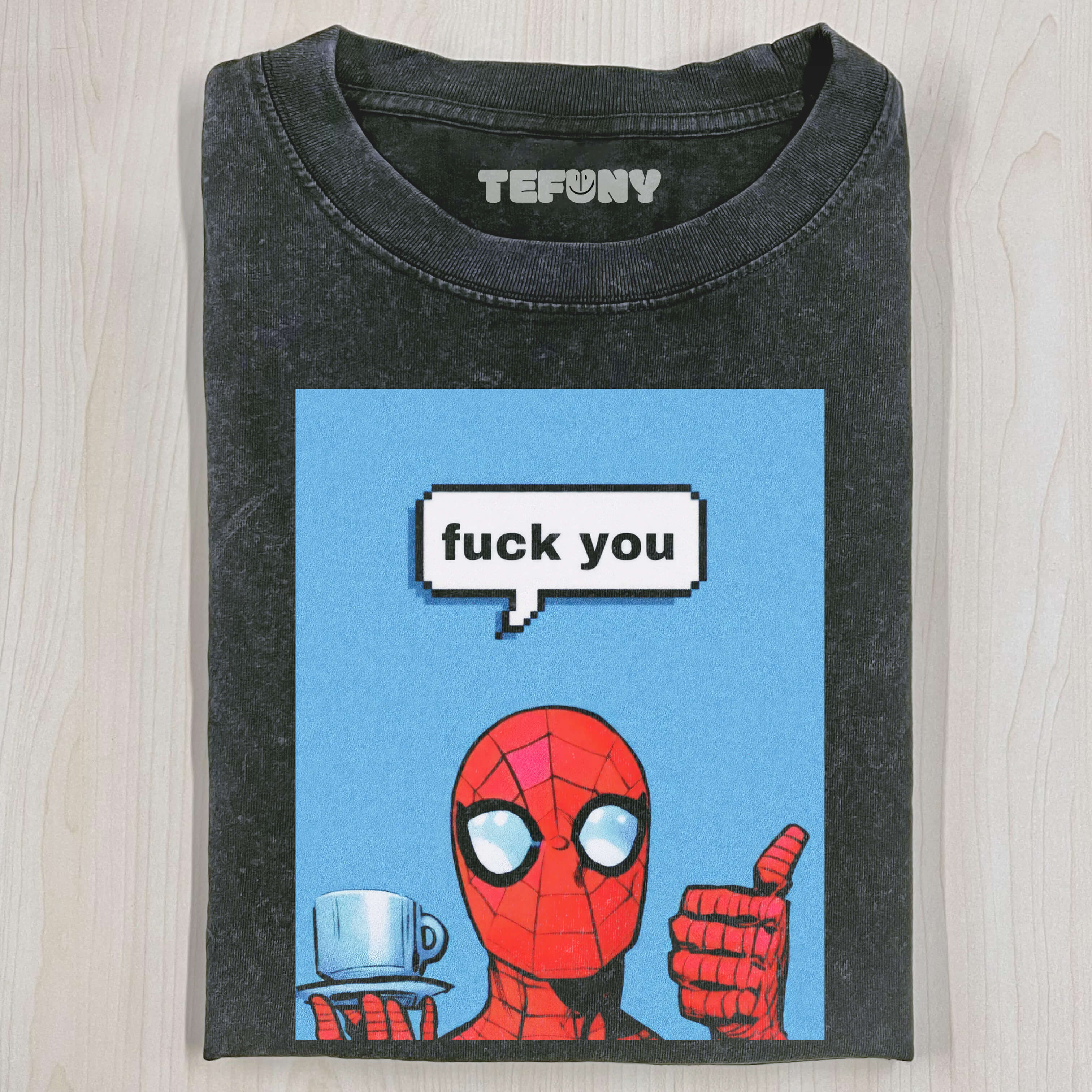 SPIDER-MAN FUCK YOU T-SHIRT