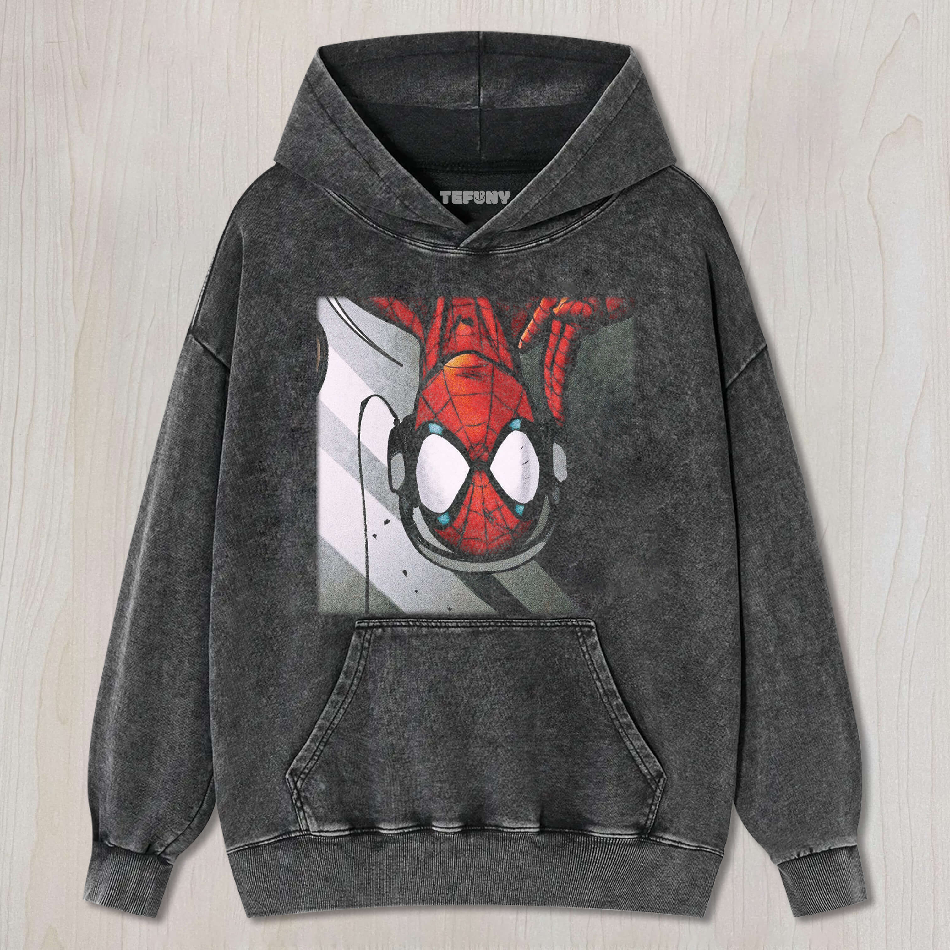 SPIDER-MAN UPSIDE DOWN TEE & SWEAT & HOOD