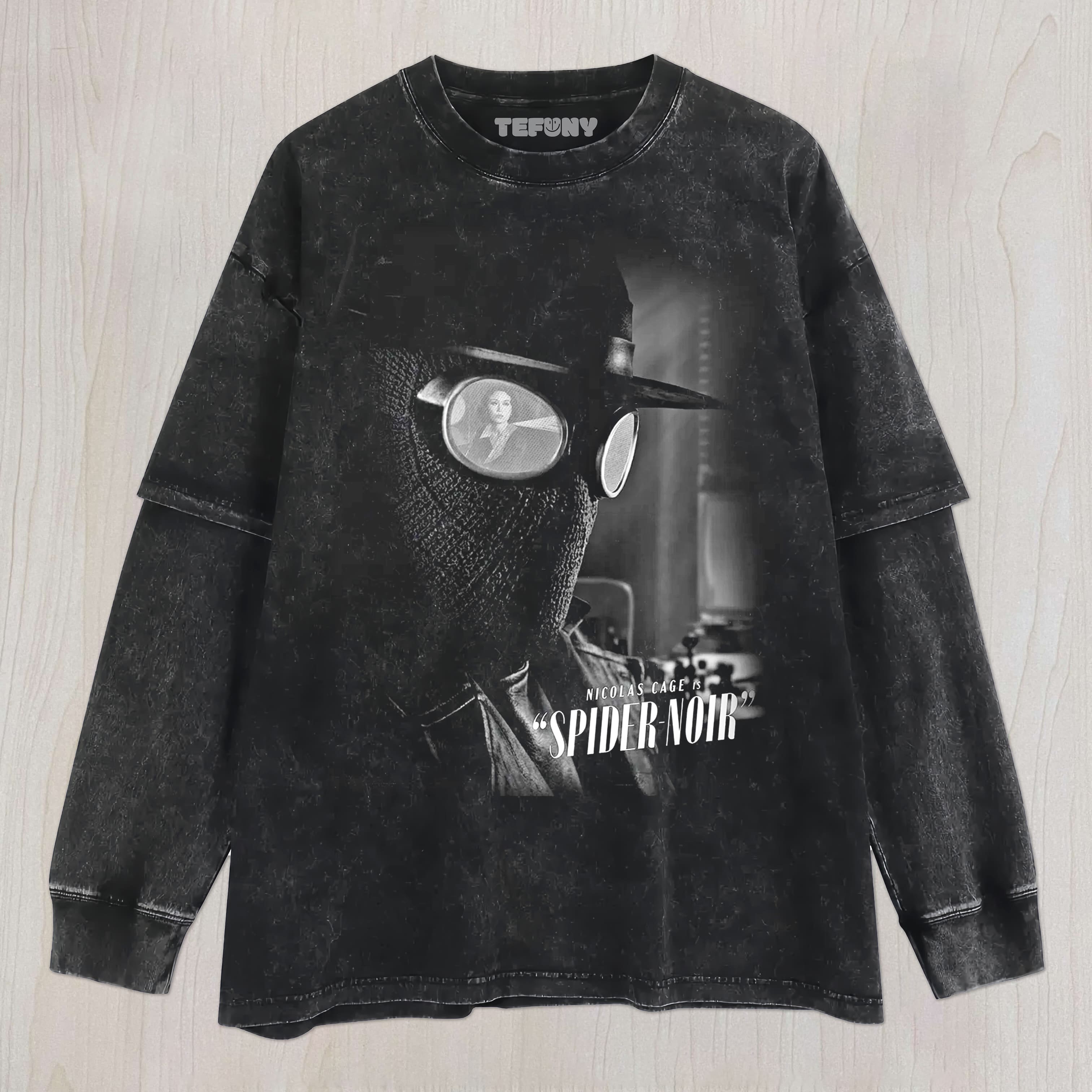 SPIDER-NOIR V10 UNISEX TEE, TANK TOP, LAYERED LS, SWEATSHIRT & HOODIE