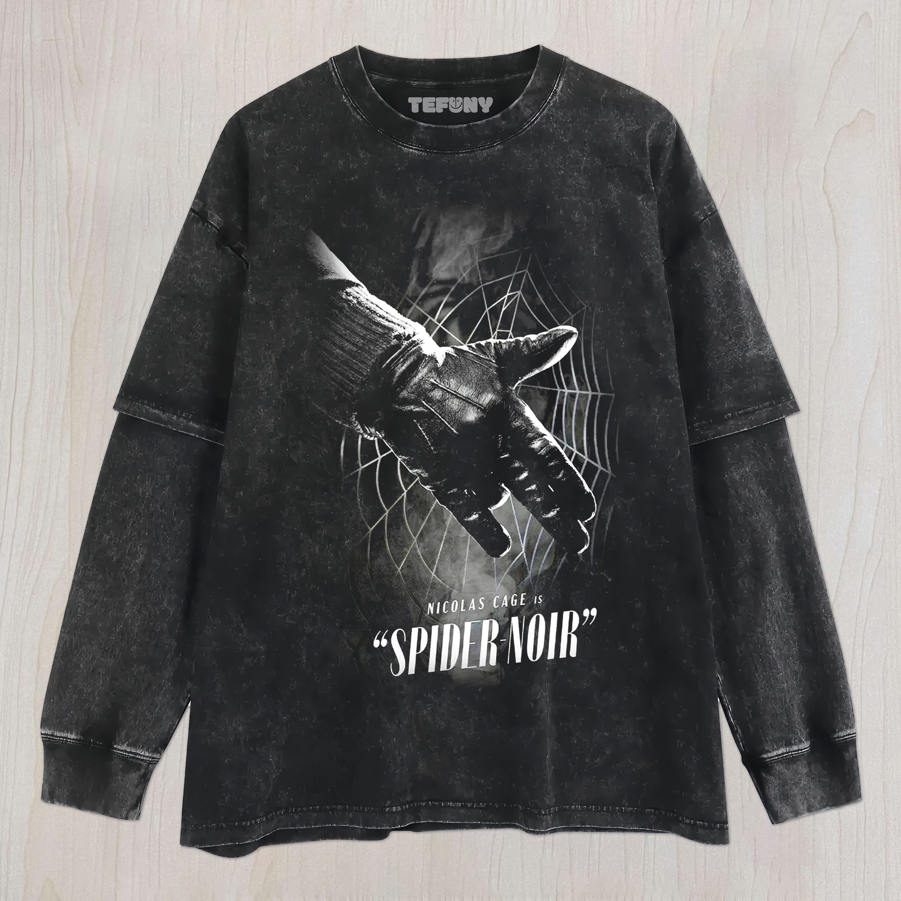 SPIDER-NOIR V11 UNISEX TEE, TANK TOP, LAYERED LS, SWEATSHIRT & HOODIE
