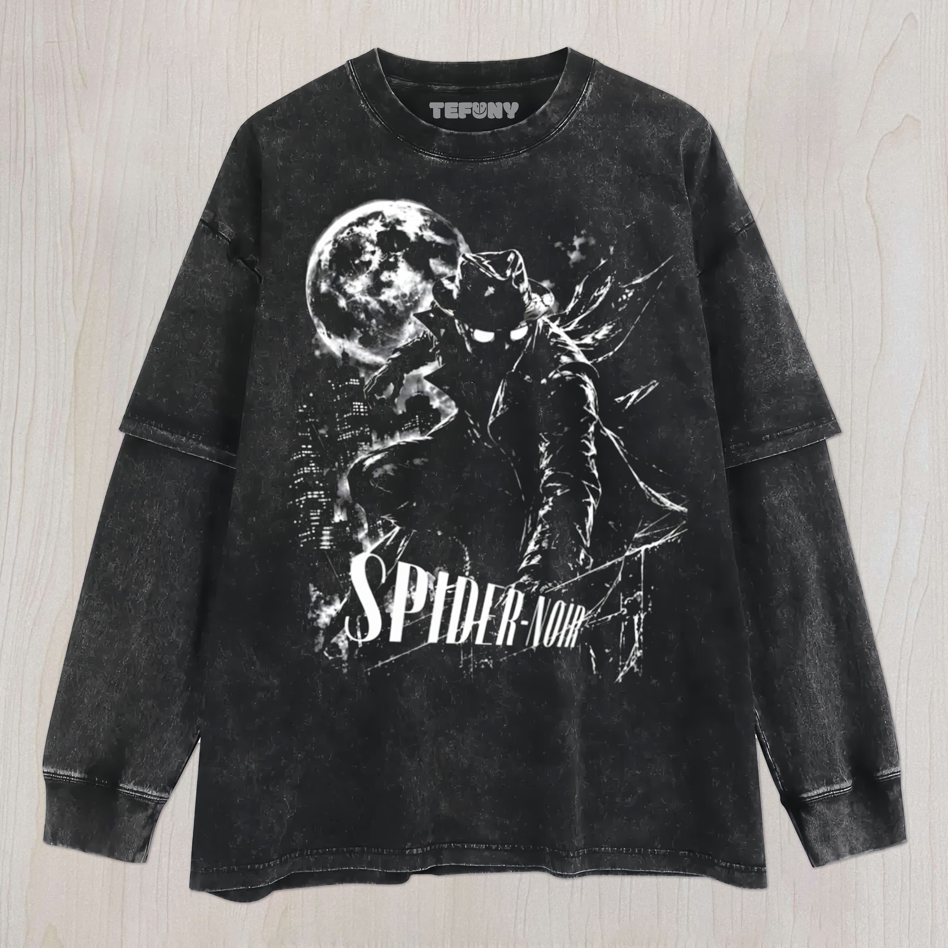 SPIDER-NOIR V18 UNISEX TEE, TANK TOP, LAYERED LS, SWEATSHIRT & HOODIE