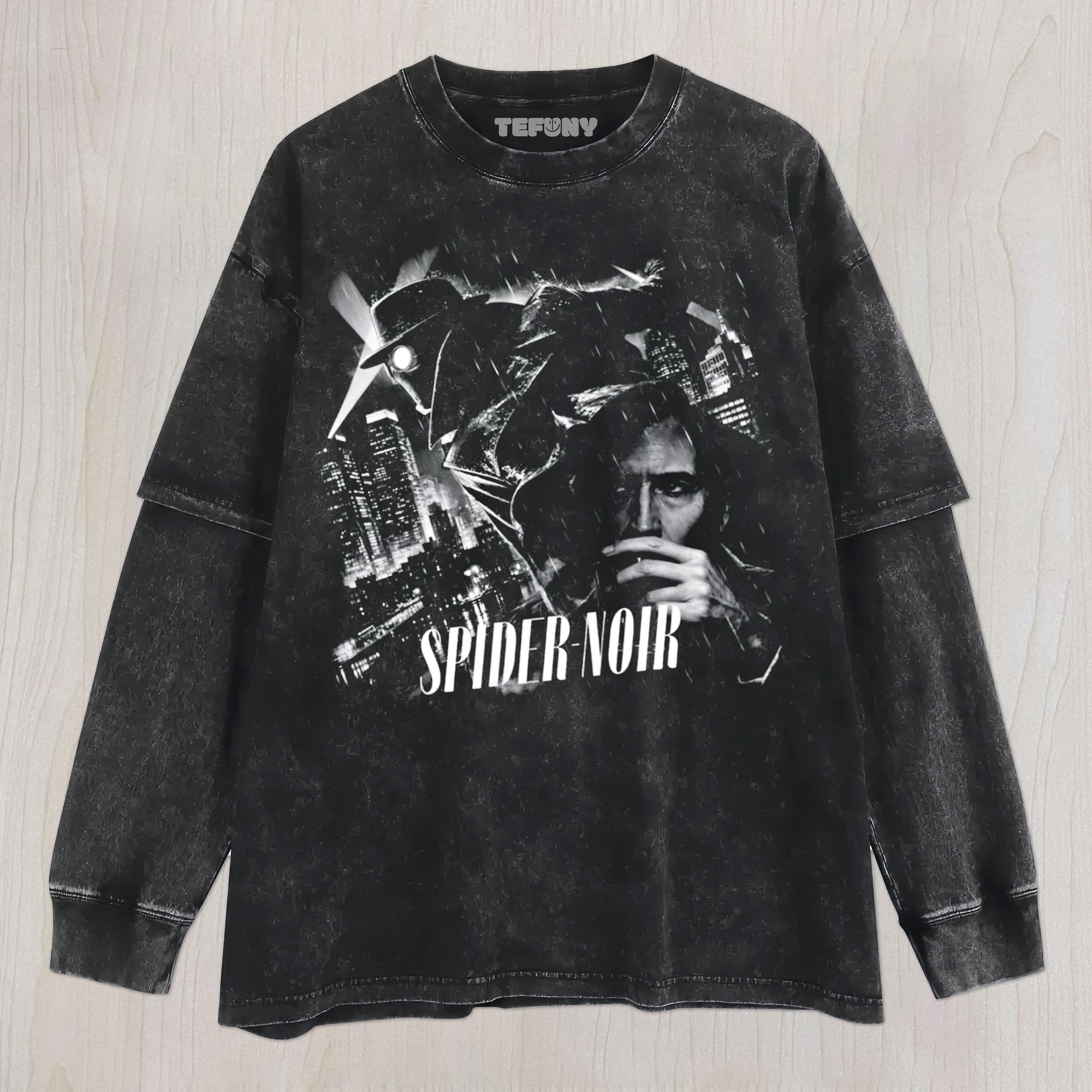 SPIDER-NOIR V19 UNISEX TEE, TANK TOP, LAYERED LS, SWEATSHIRT & HOODIE