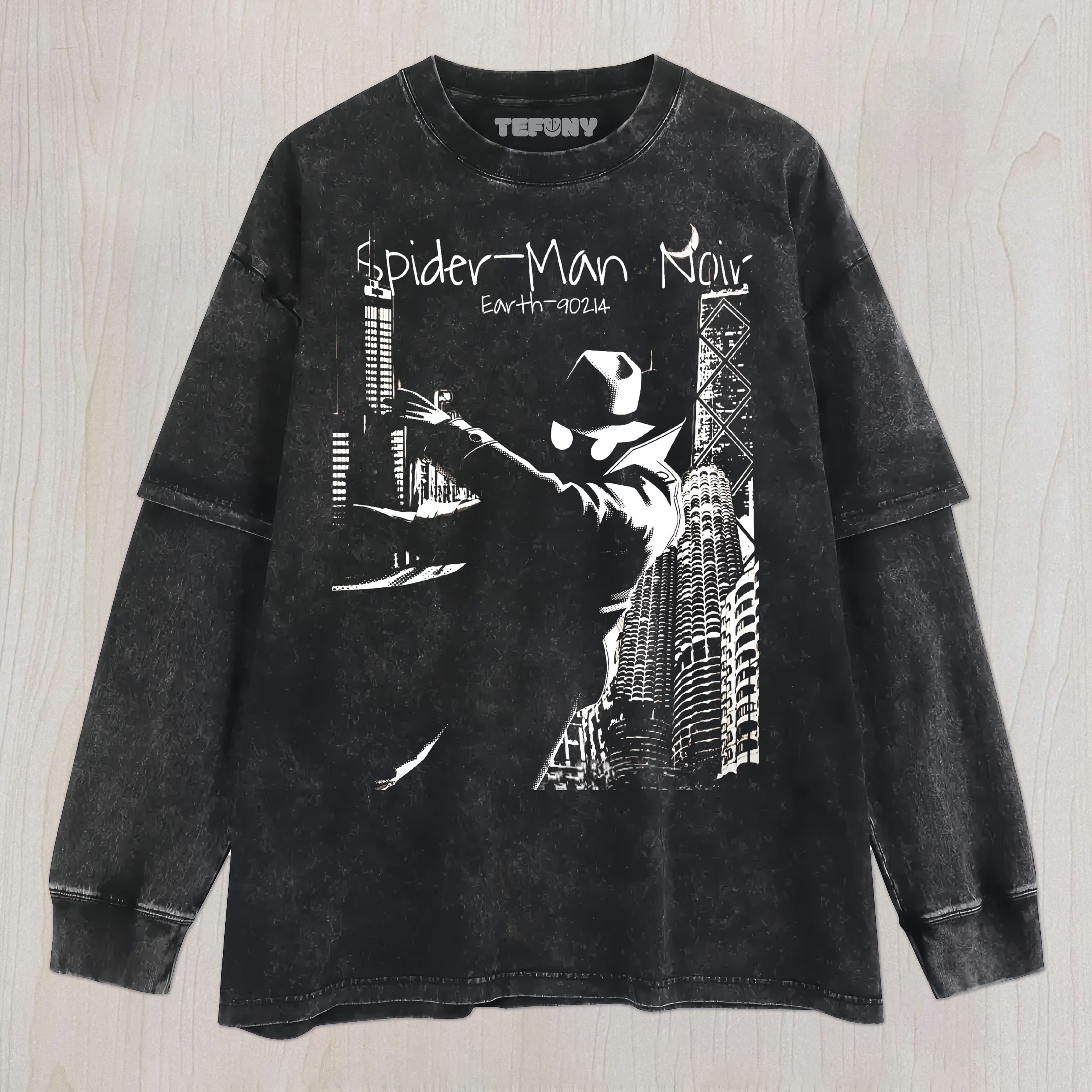 SPIDER-NOIR V3 UNISEX TEE, TANK TOP, LAYERED LS, SWEATSHIRT & HOODIE