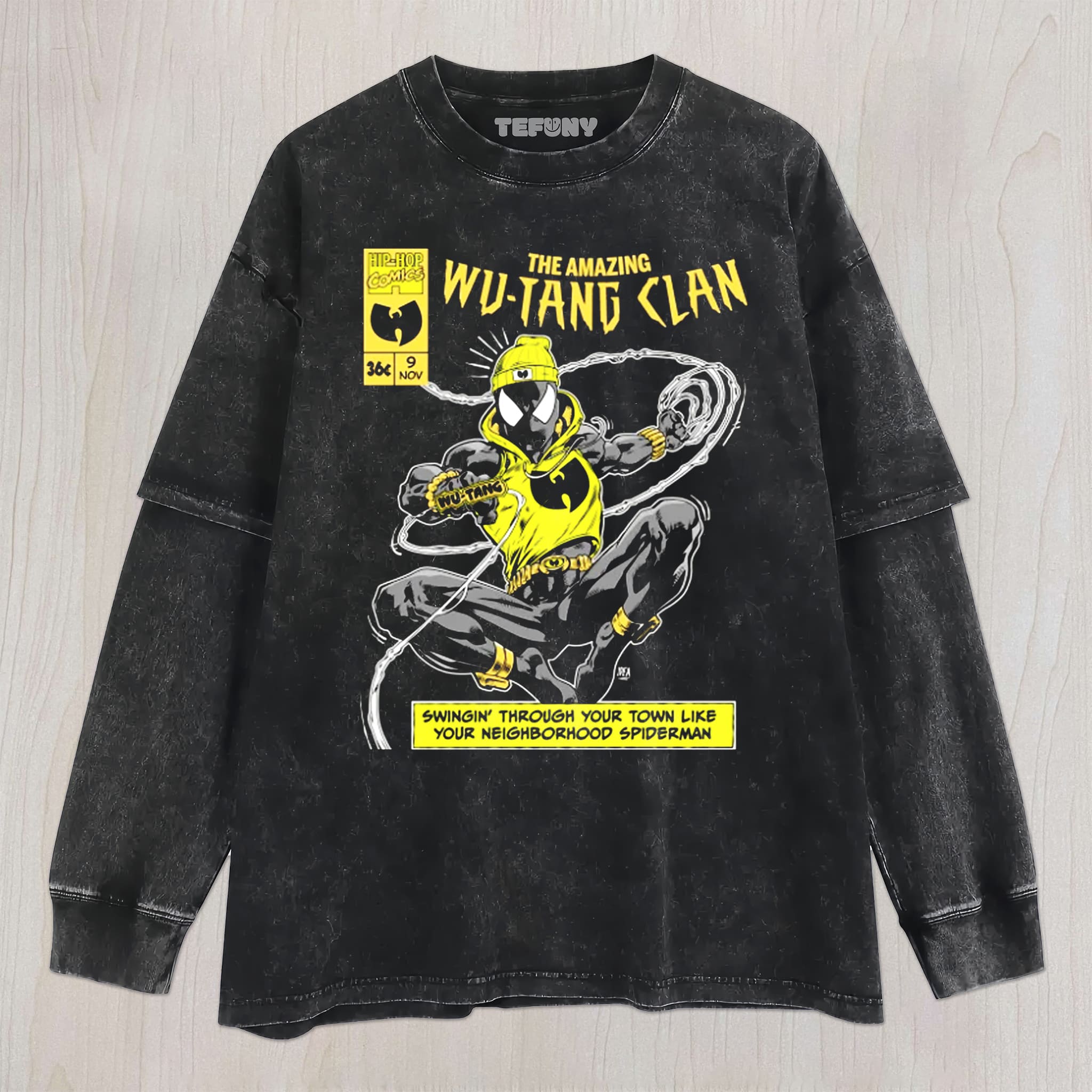 SPIDER-WU UNISEX TEE, TANK TOP, LAYERED LS, SWEATSHIRT & HOODIE