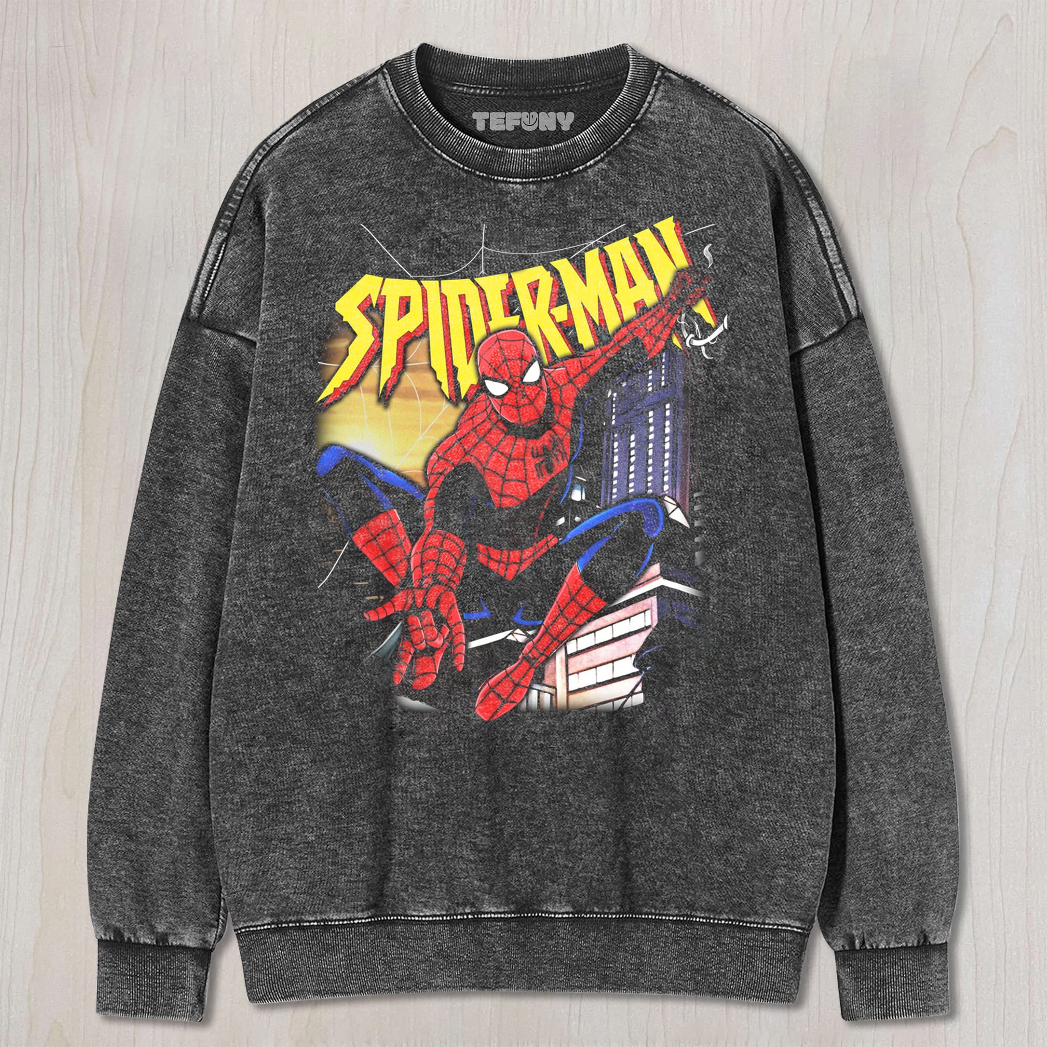 SPIDERMAN THE ANIMATED SERIES UNISEX TEE, TANK TOP, LAYERED LS, SWEATSHIRT & HOODIE