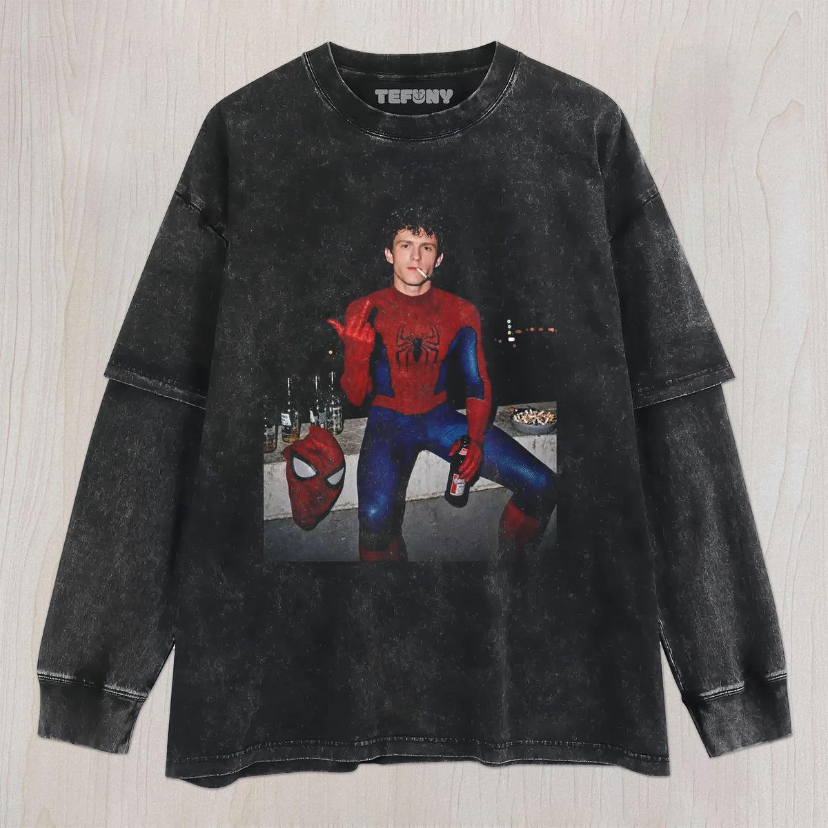 SPIDER SHADOW HERO V8 UNISEX TEE, TANK TOP, LAYERED LS, SWEATSHIRT & HOODIE