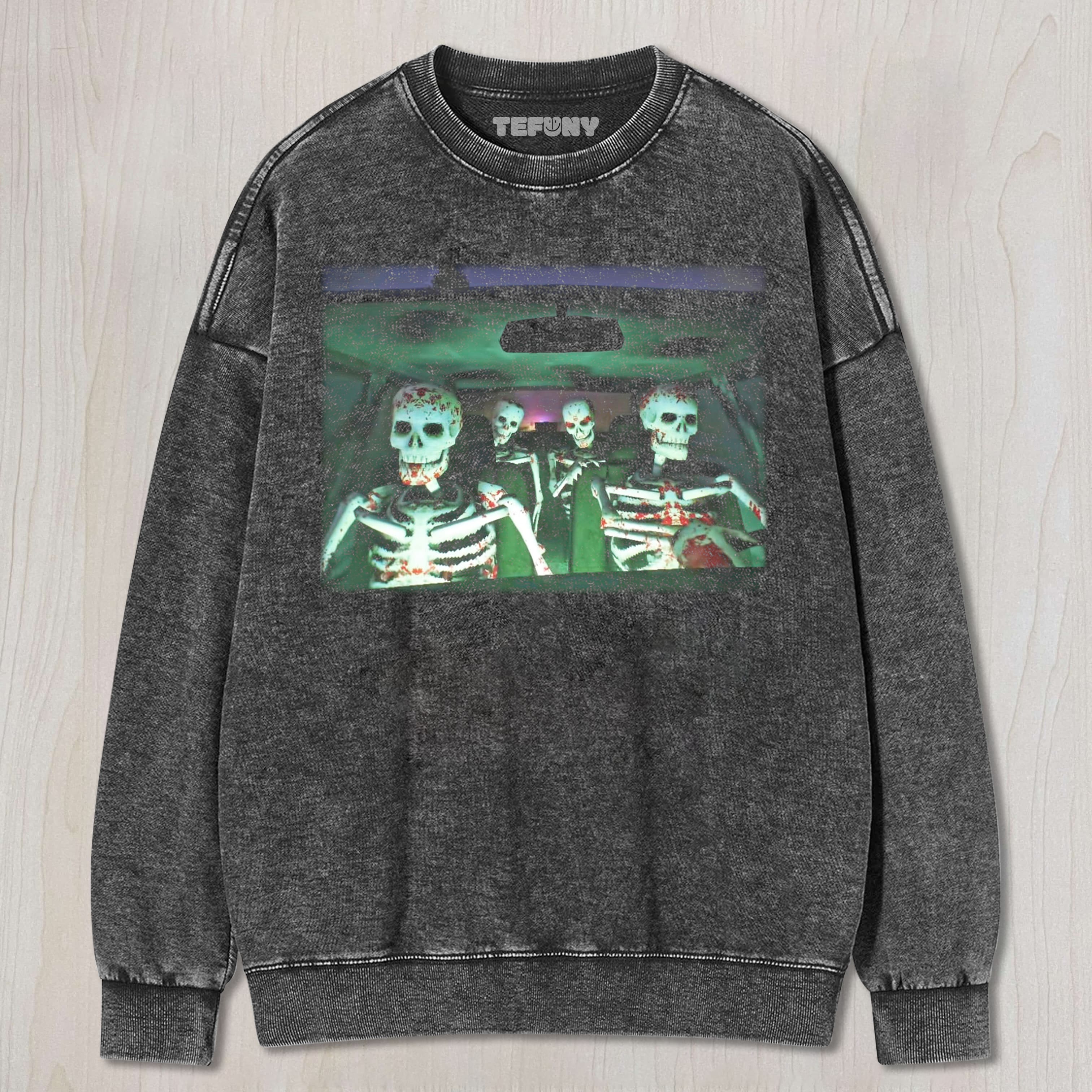 SPOOKWARE SKULL TEE & SWEAT & HOOD