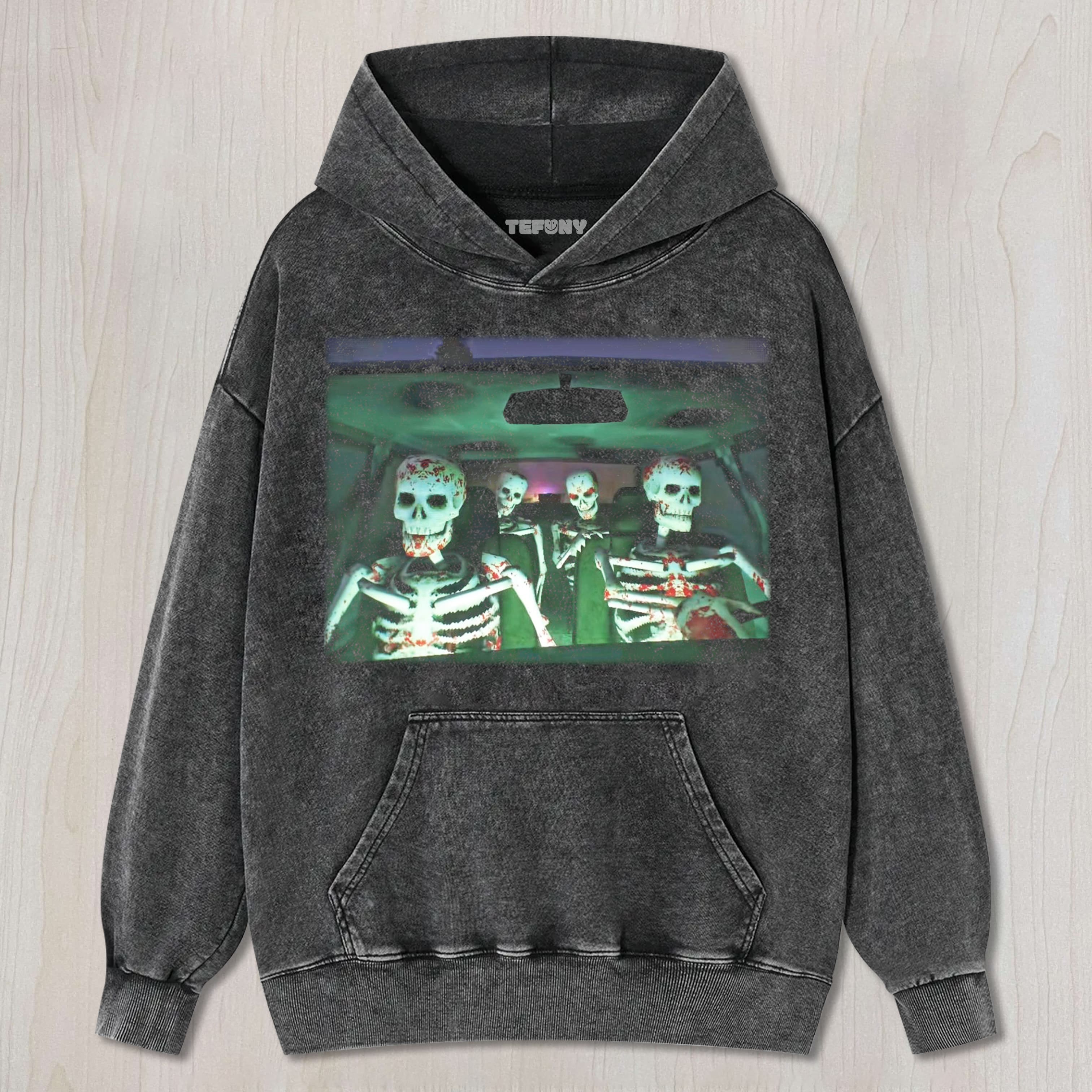 SPOOKWARE SKULL TEE & SWEAT & HOOD