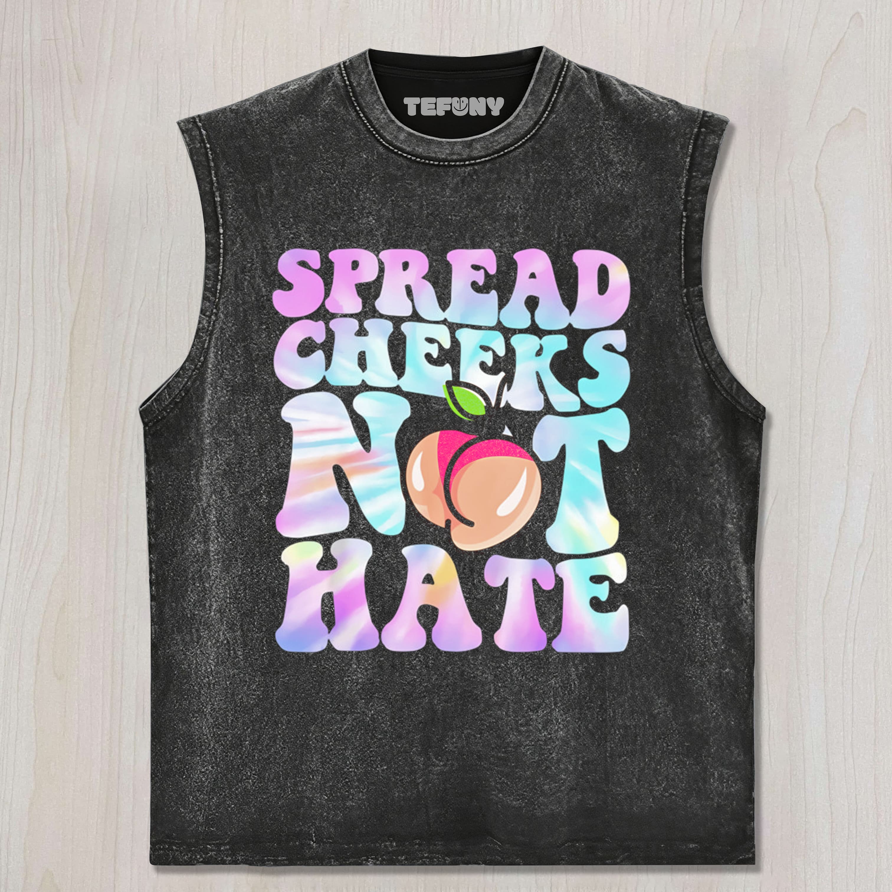 SPREAD CHEEKS NOT HATE TANK TOP
