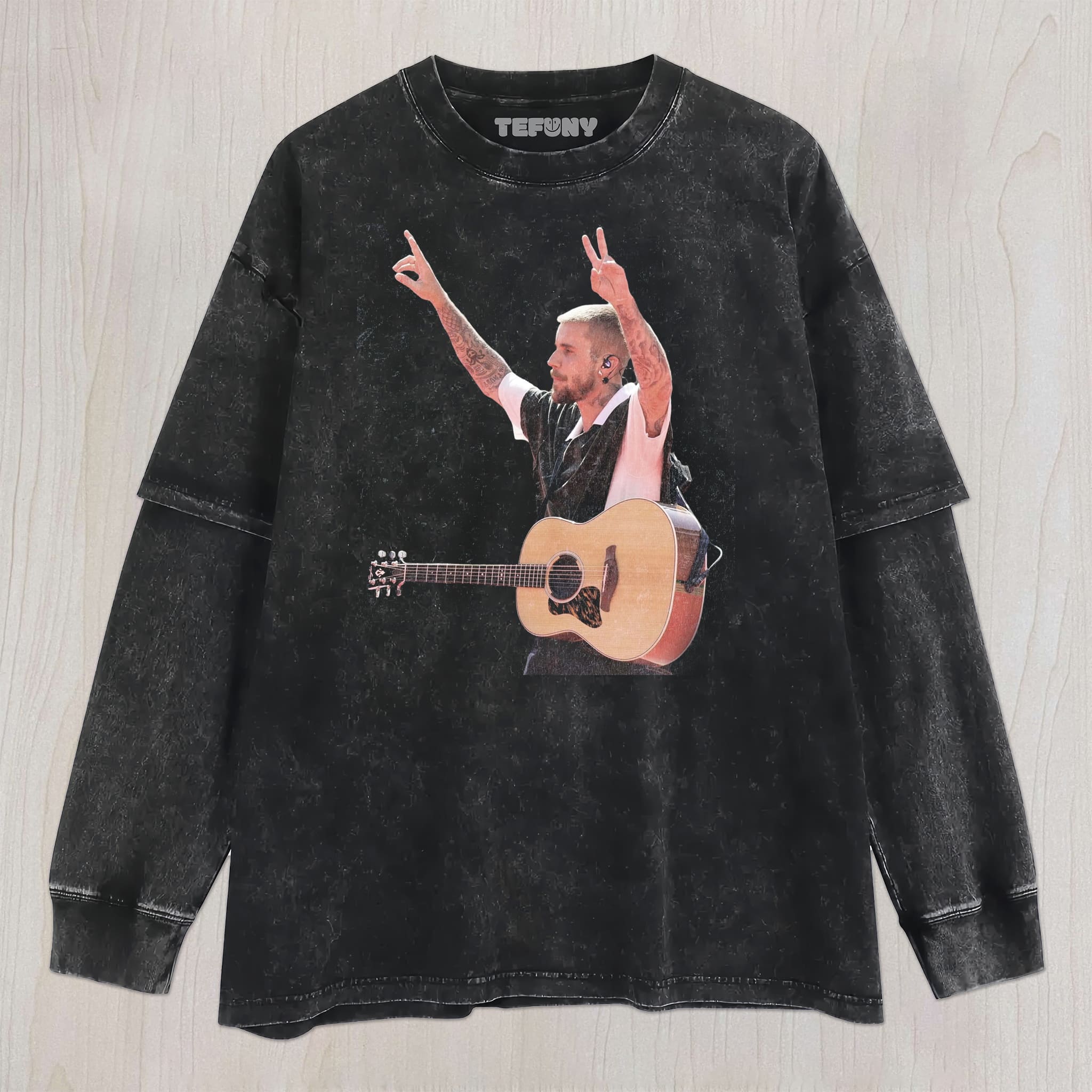 STAGE TWO-HAND SALUTE UNISEX TEE, TANK TOP, LAYERED LS, SWEATSHIRT & HOODIE