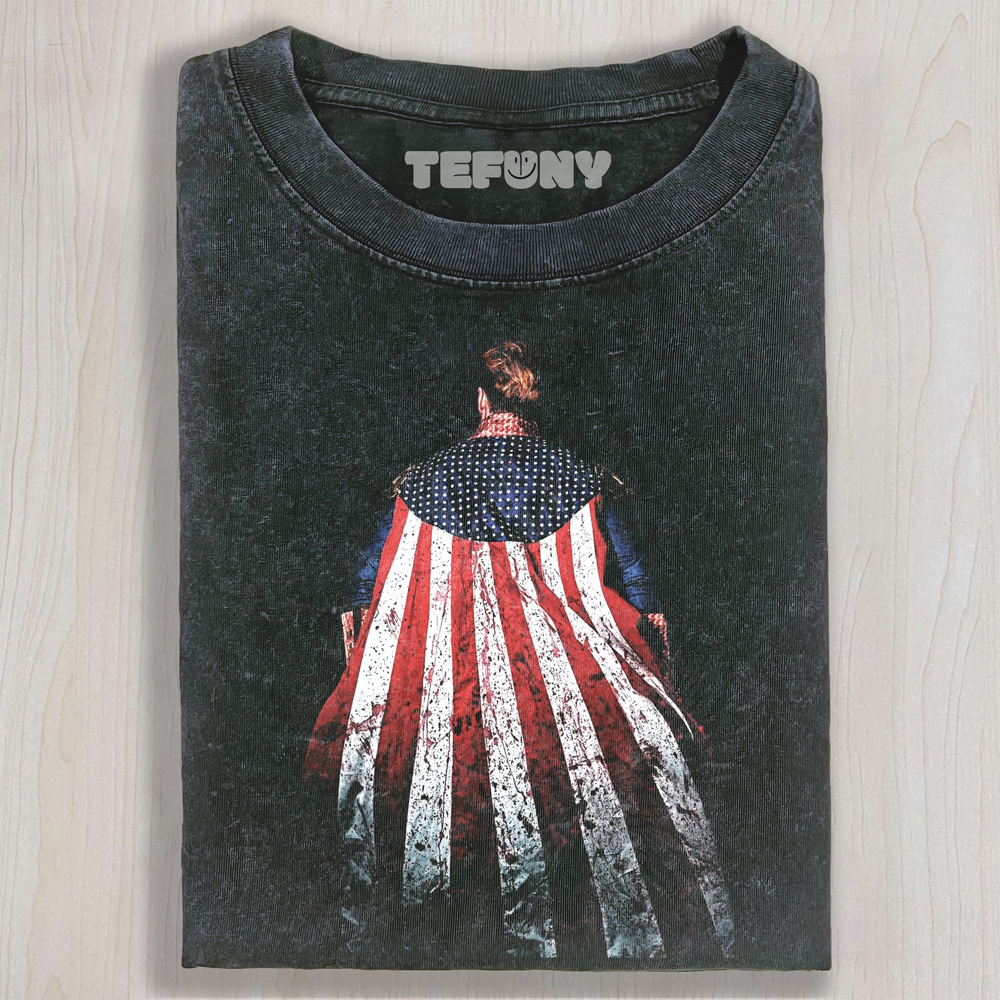 STAR FLAG BACK UNISEX TEE, TANK TOP, LAYERED LS, SWEATSHIRT & HOODIE