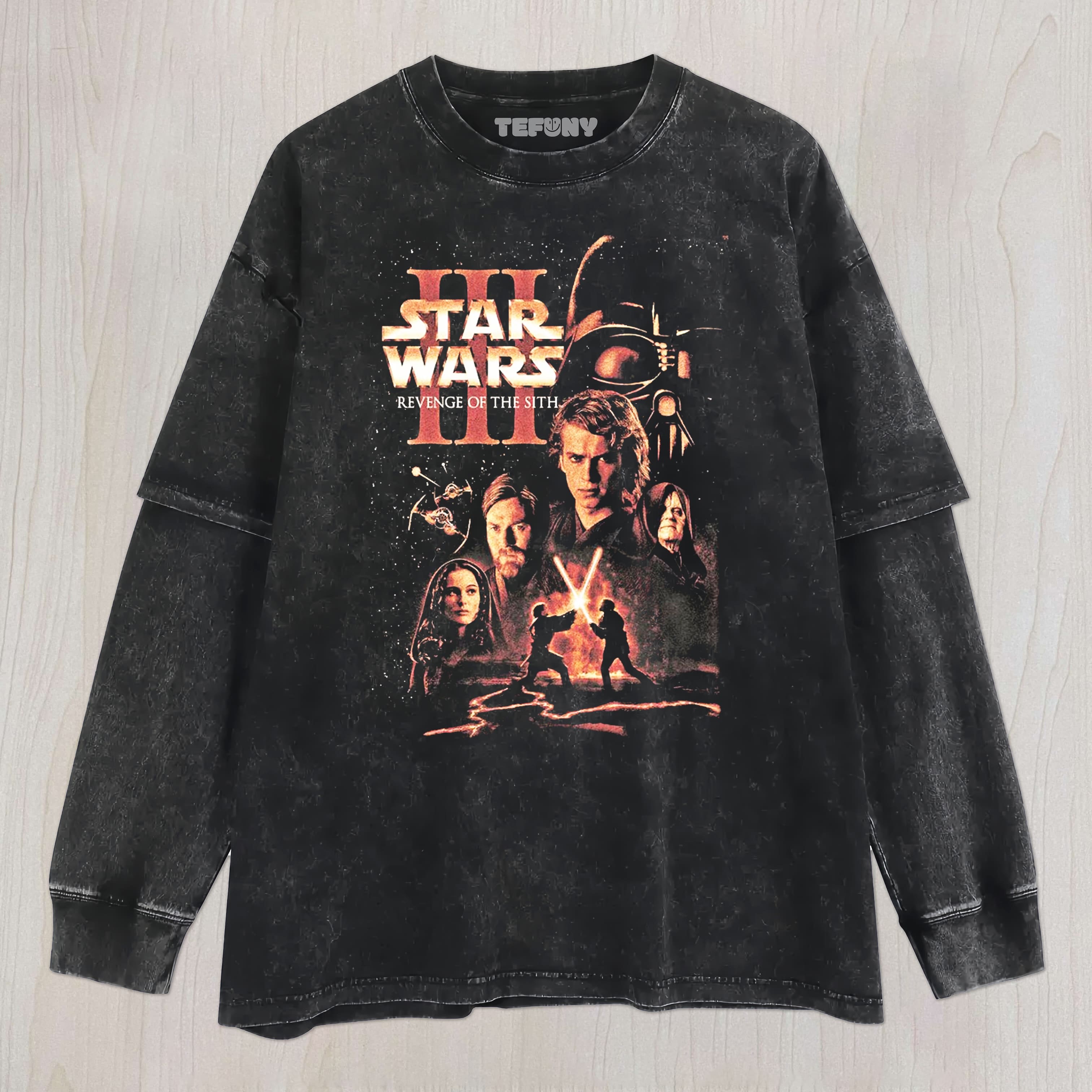 STAR WARS REVENGE OF THE SITH UNISEX TEE, TANK TOP, LAYERED LS, SWEATSHIRT & HOODIE