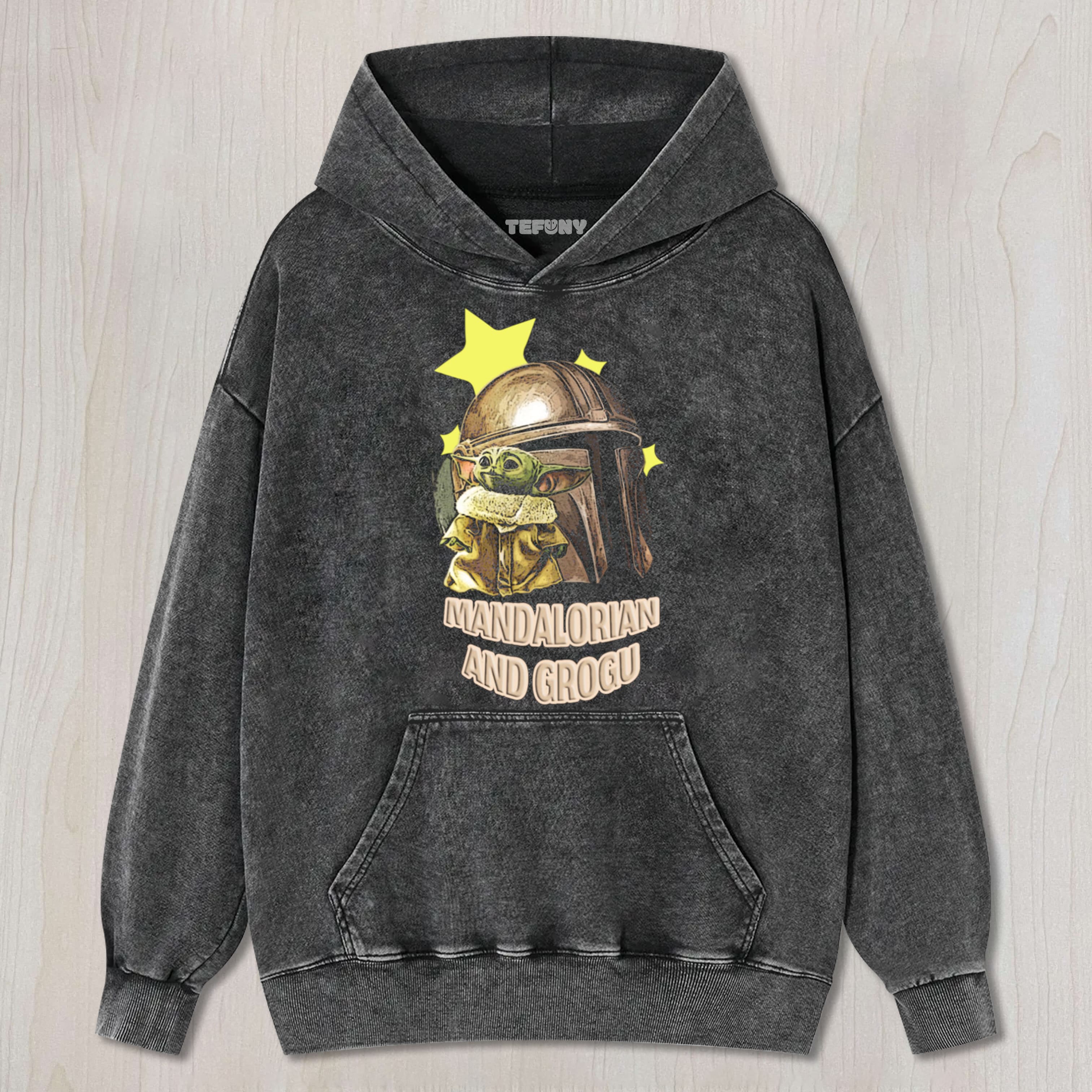 STAR WARS THE MANDALORIAN & GROGU UNISEX TEE, TANK TOP, LAYERED LS, SWEATSHIRT & HOODIE