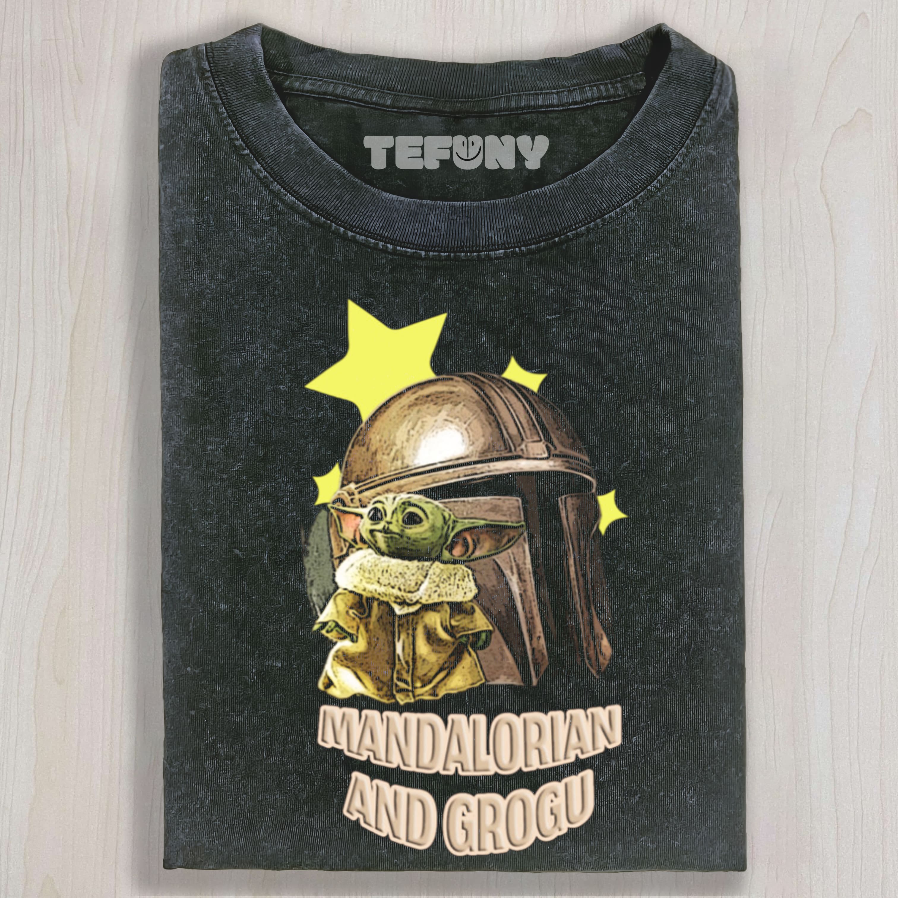 STAR WARS THE MANDALORIAN & GROGU UNISEX TEE, TANK TOP, LAYERED LS, SWEATSHIRT & HOODIE