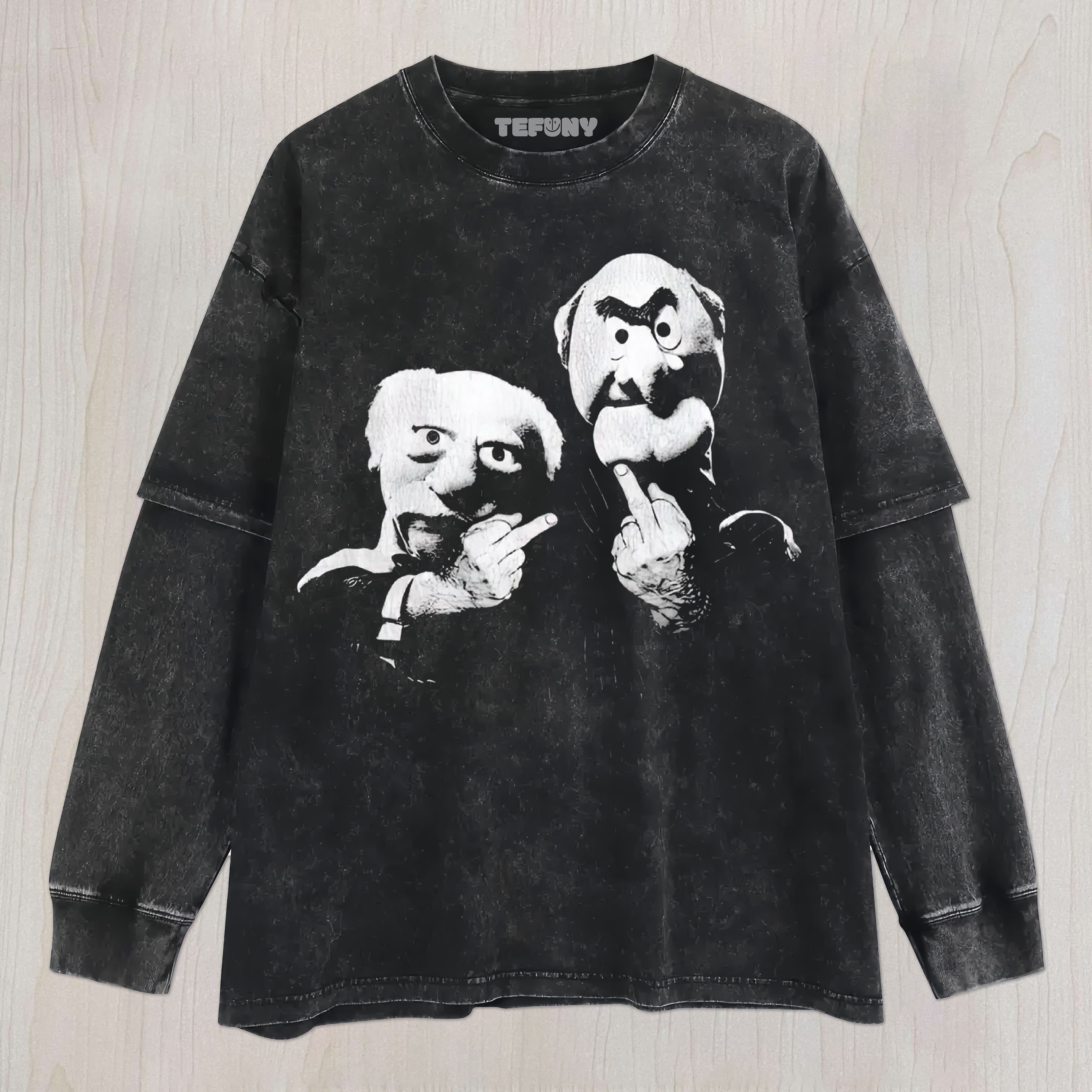 STATLER & WALDORF UNISEX TEE, TANK TOP, LAYERED LS, SWEATSHIRT & HOODIE