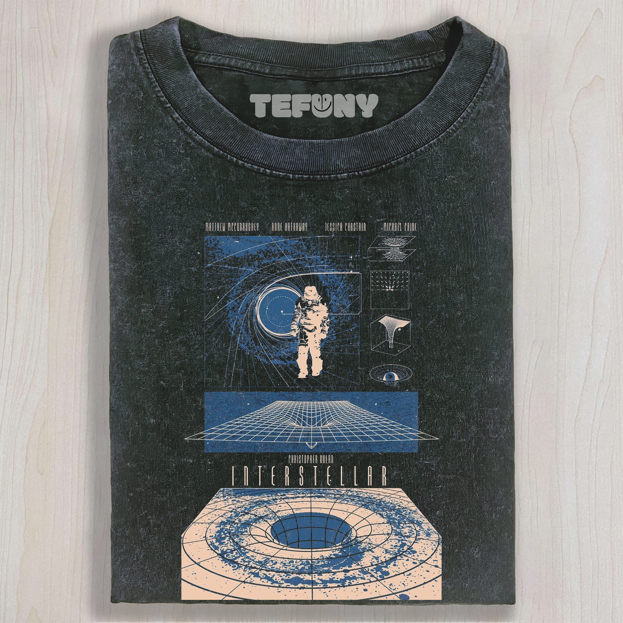 STELLAR FRONTIER VINTAGE WASHED SCI - FI MOVIE V2 UNISEX TEE, TANK TOP, LAYERED LS, SWEATSHIRT & HOODIE