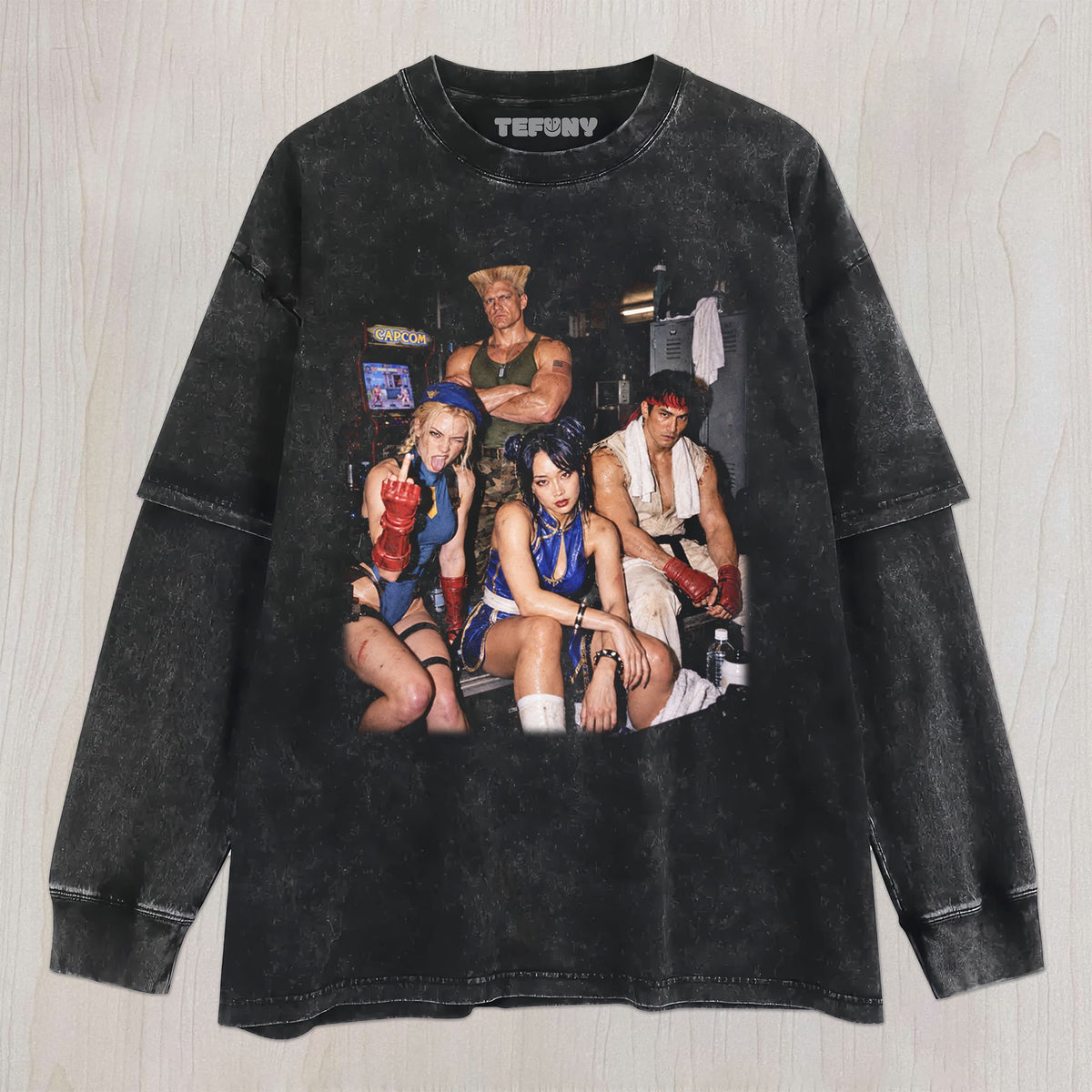 STREET FIGHTER MOVIE V1 UNISEX TEE, TANK TOP, LAYERED LS, SWEATSHIRT & HOODIE